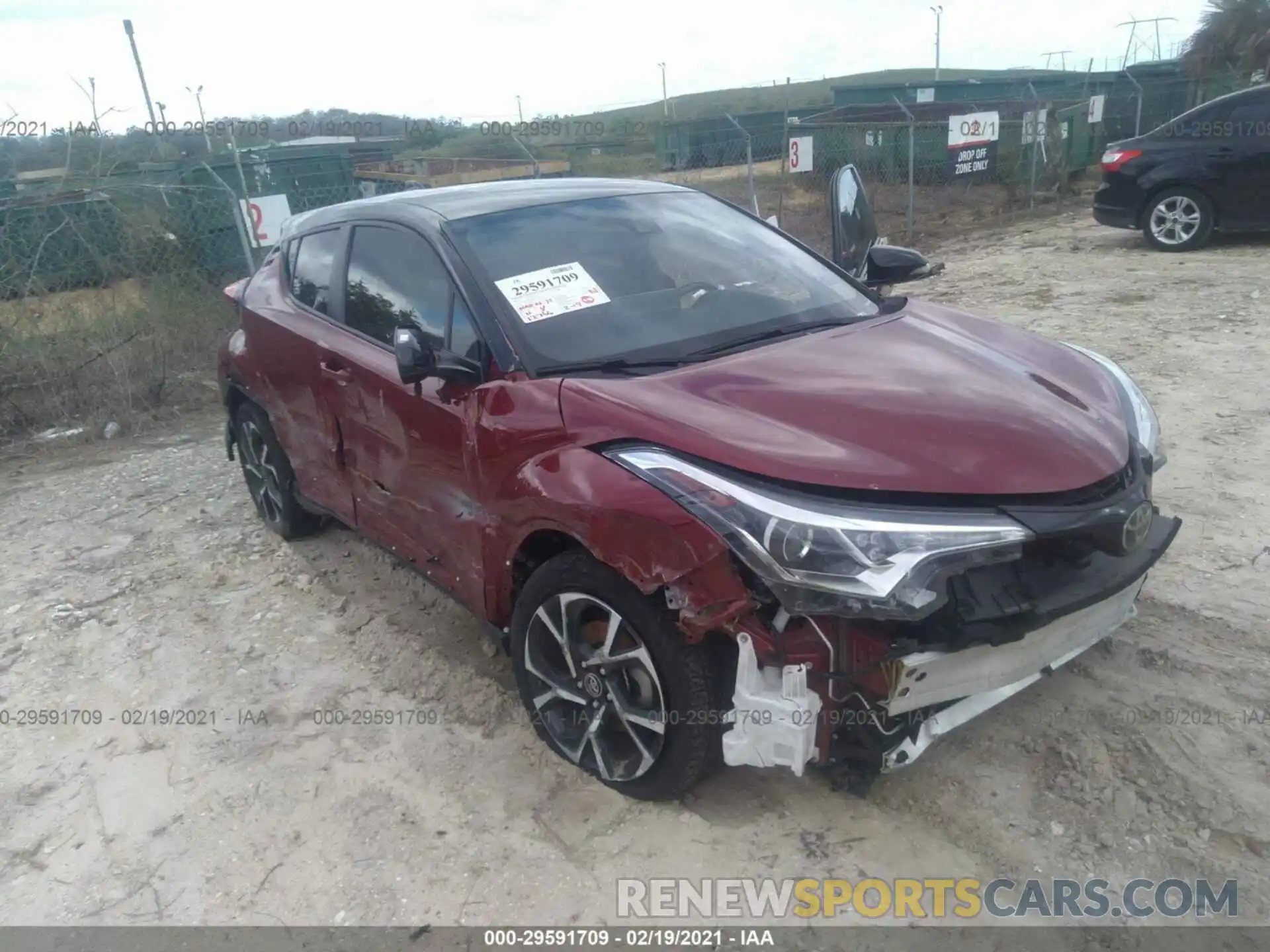 1 Photograph of a damaged car NMTKHMBX6KR097741 TOYOTA C-HR 2019