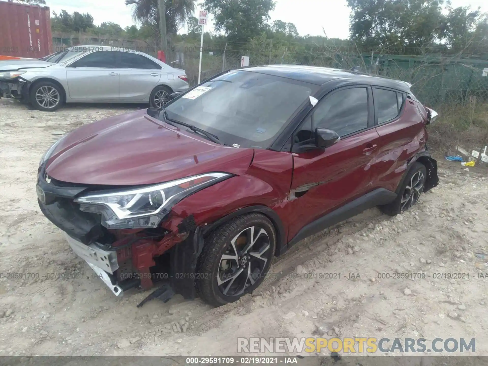 2 Photograph of a damaged car NMTKHMBX6KR097741 TOYOTA C-HR 2019