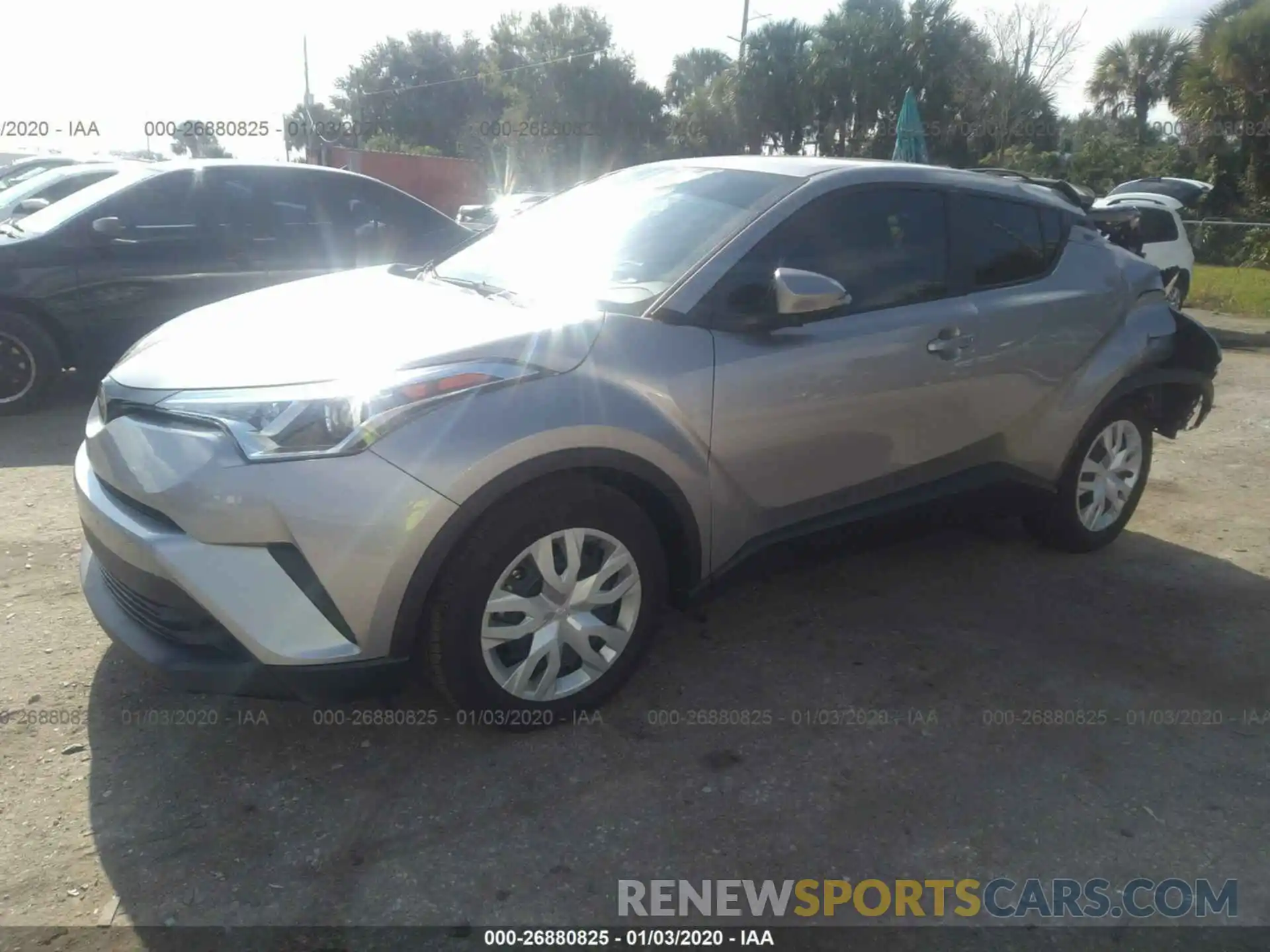 2 Photograph of a damaged car NMTKHMBX6KR098310 TOYOTA C-HR 2019