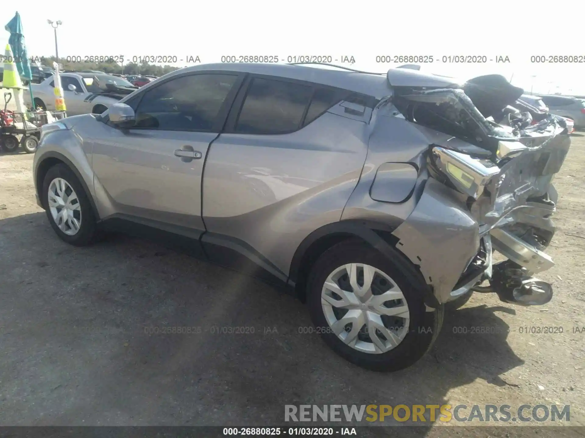 3 Photograph of a damaged car NMTKHMBX6KR098310 TOYOTA C-HR 2019