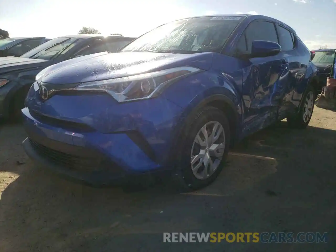 2 Photograph of a damaged car NMTKHMBX6KR098680 TOYOTA C-HR 2019