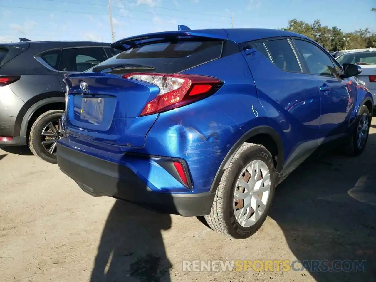 4 Photograph of a damaged car NMTKHMBX6KR098680 TOYOTA C-HR 2019