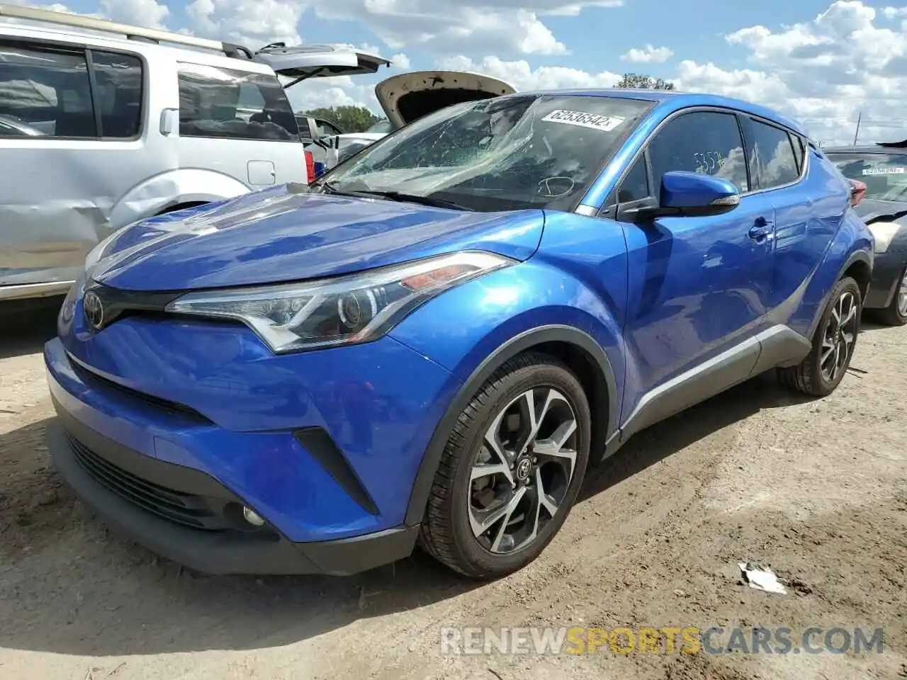 2 Фотография поврежденного автомобиля NMTKHMBX6KR100802 TOYOTA C-HR 2019