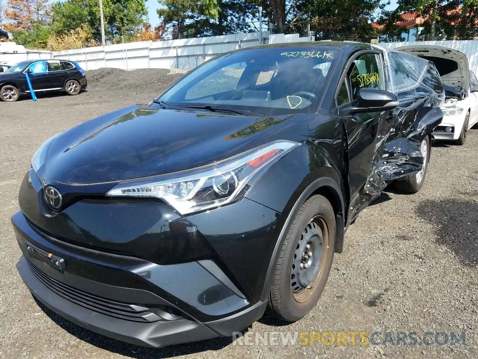 2 Photograph of a damaged car NMTKHMBX6KR101271 TOYOTA C-HR 2019