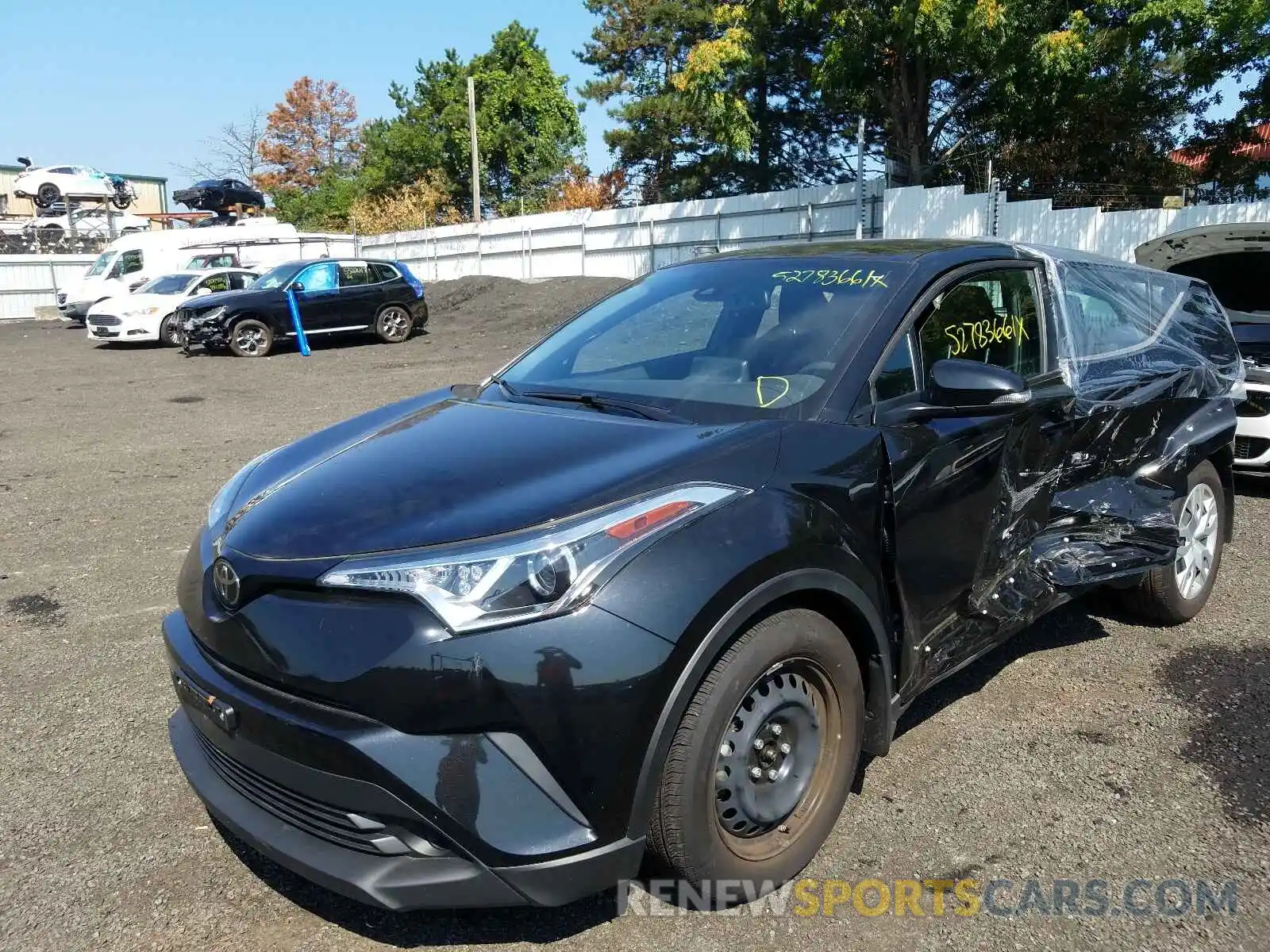 9 Photograph of a damaged car NMTKHMBX6KR101271 TOYOTA C-HR 2019