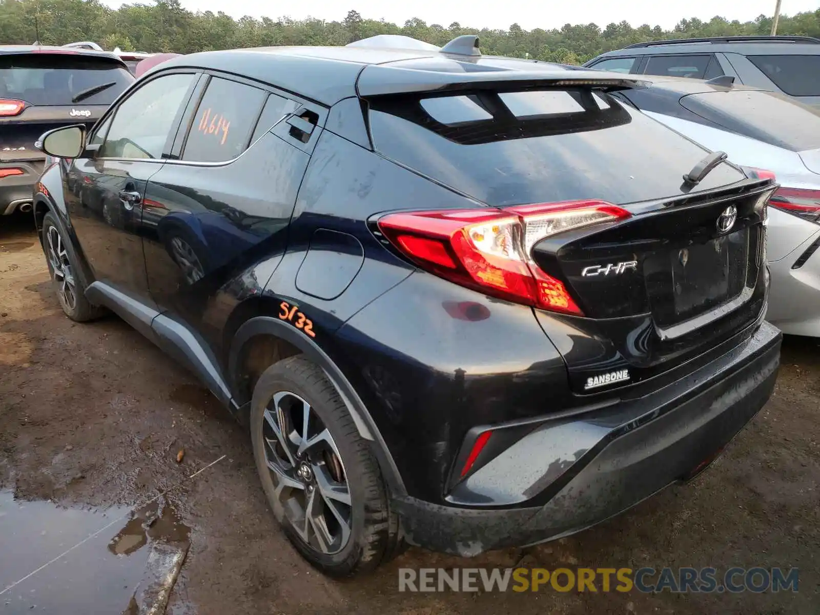 3 Photograph of a damaged car NMTKHMBX7KR069656 TOYOTA C-HR 2019