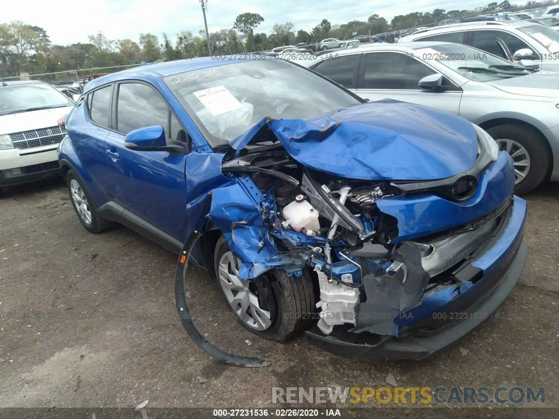 1 Photograph of a damaged car NMTKHMBX7KR070046 TOYOTA C-HR 2019