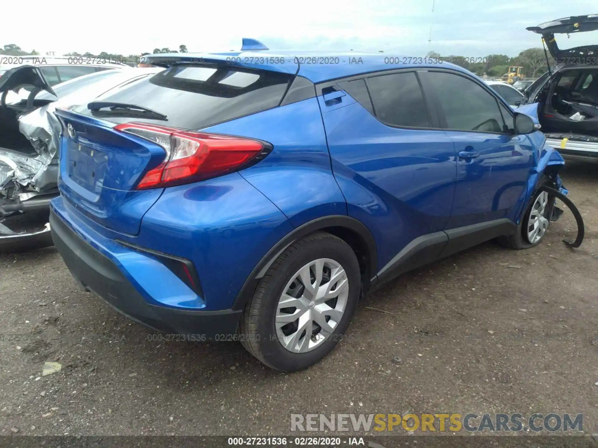 4 Photograph of a damaged car NMTKHMBX7KR070046 TOYOTA C-HR 2019