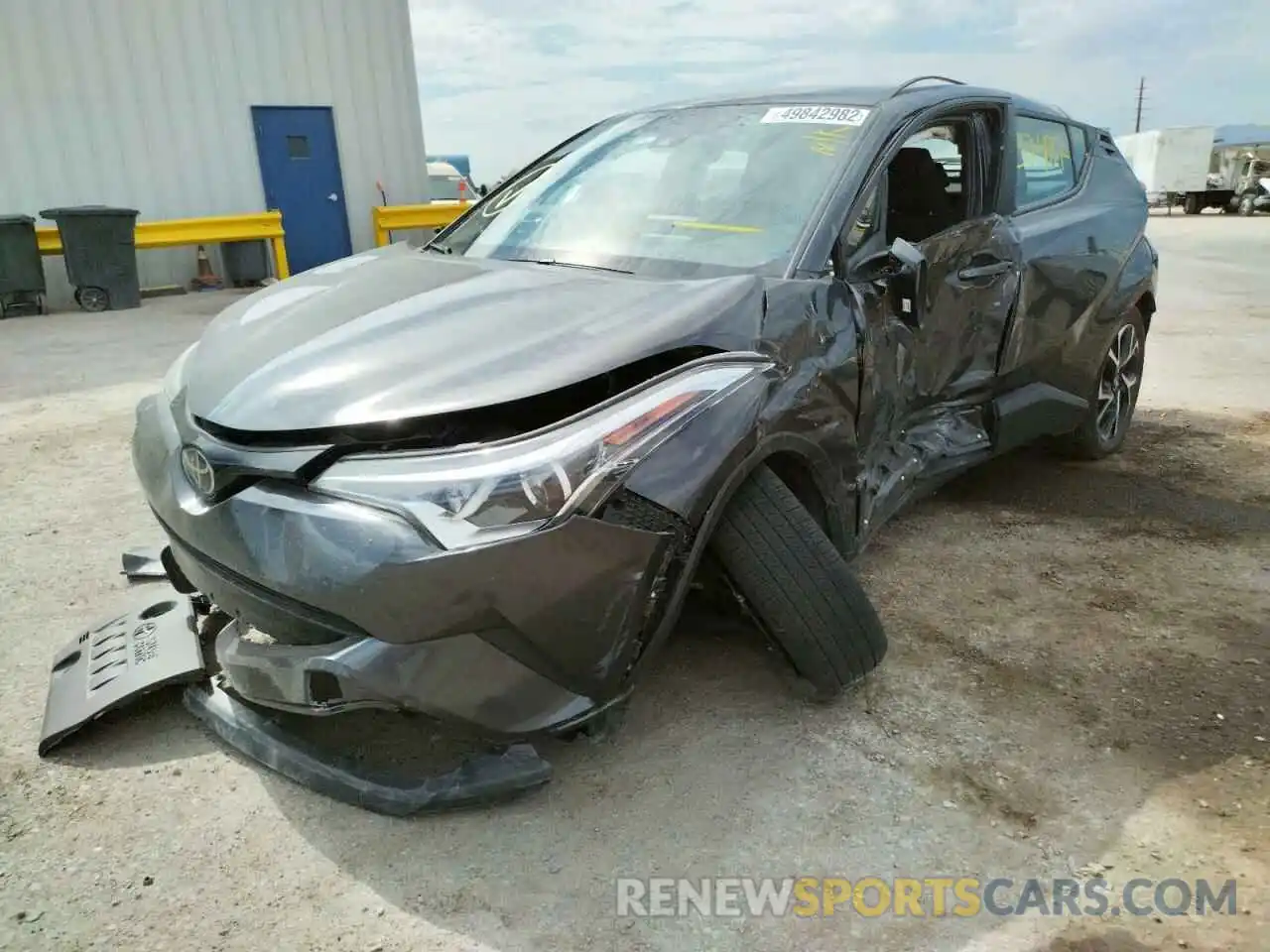 2 Photograph of a damaged car NMTKHMBX7KR072282 TOYOTA C-HR 2019