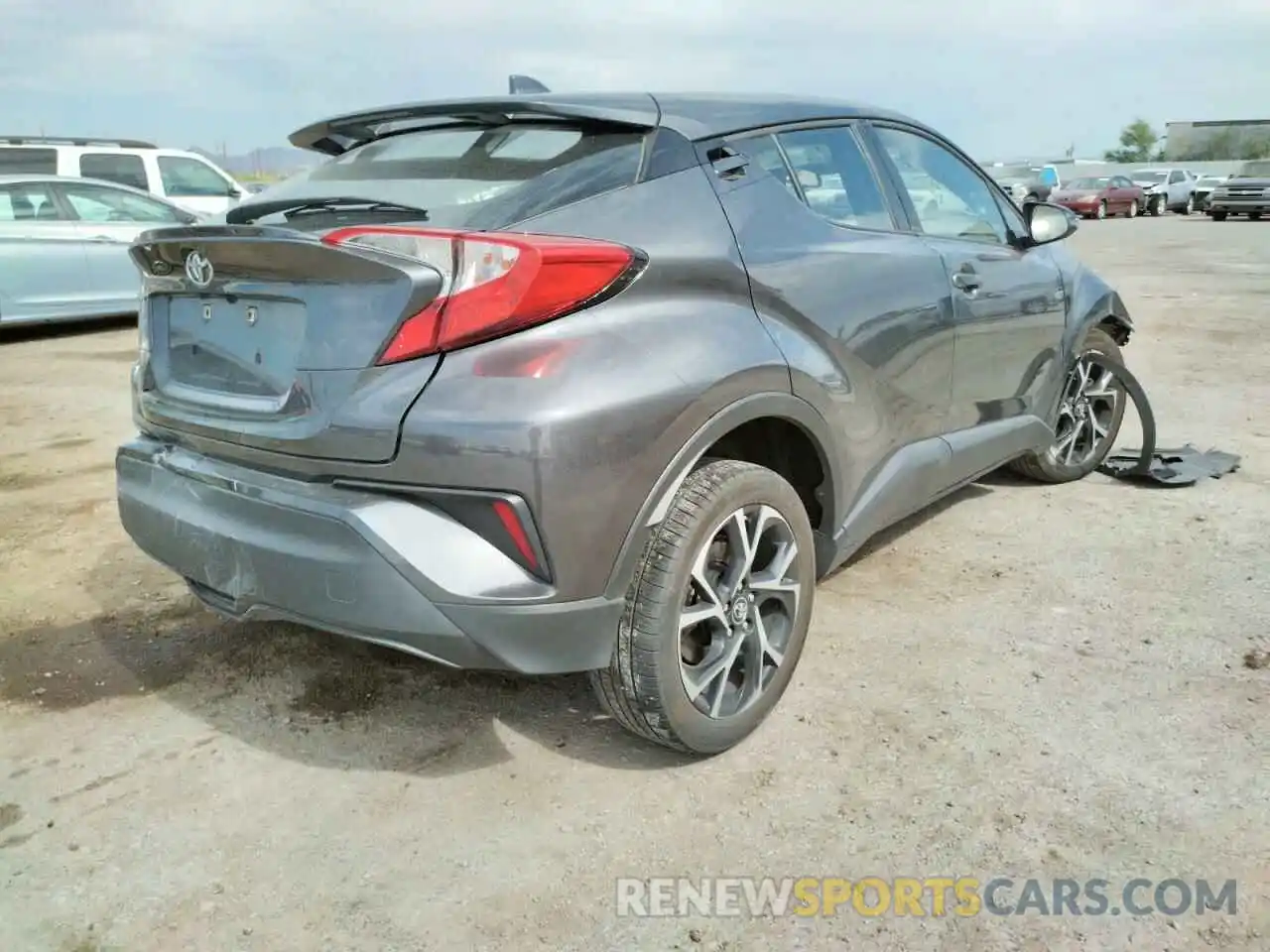 4 Фотография поврежденного автомобиля NMTKHMBX7KR072282 TOYOTA C-HR 2019