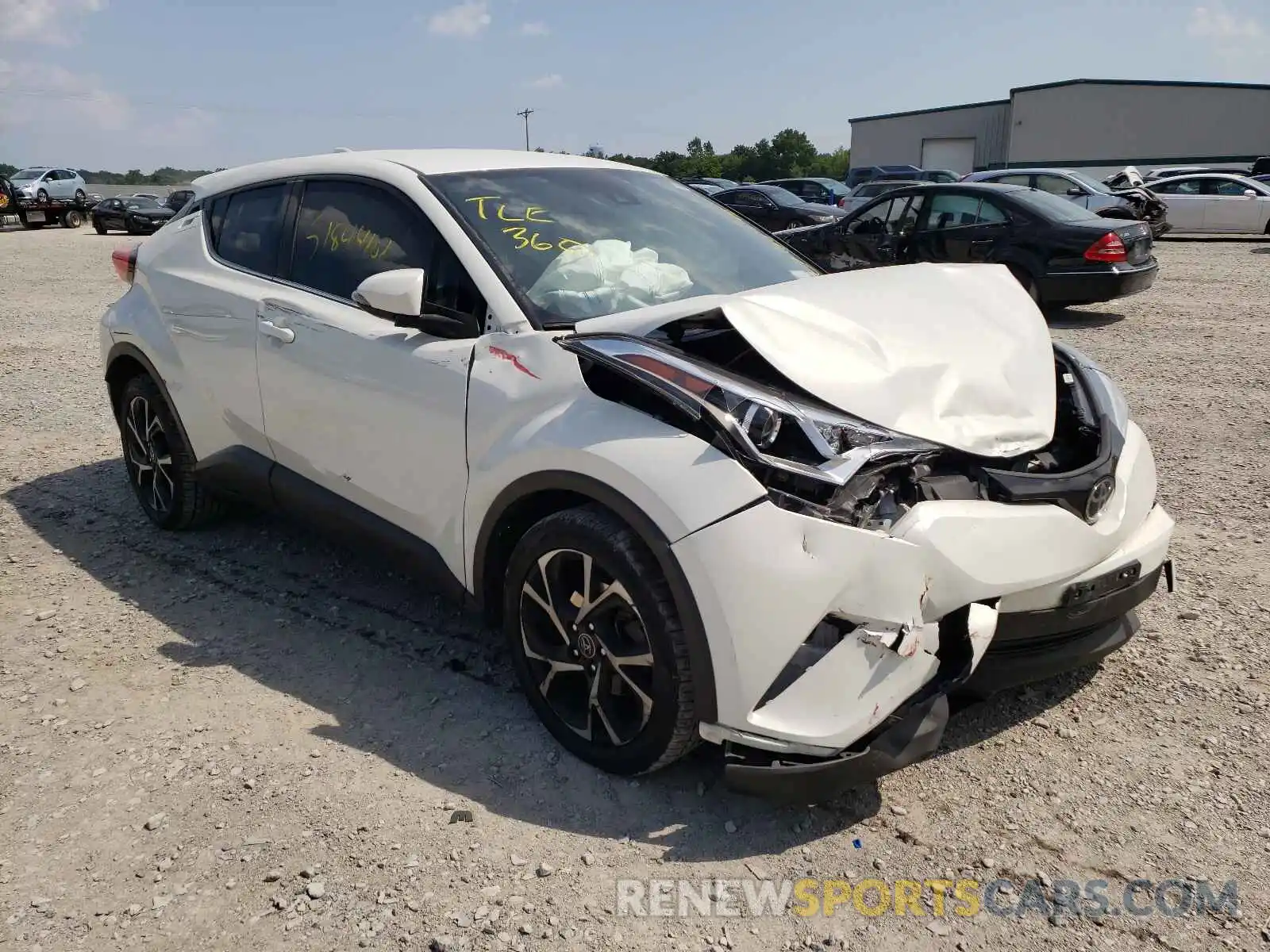 1 Photograph of a damaged car NMTKHMBX7KR072749 TOYOTA C-HR 2019