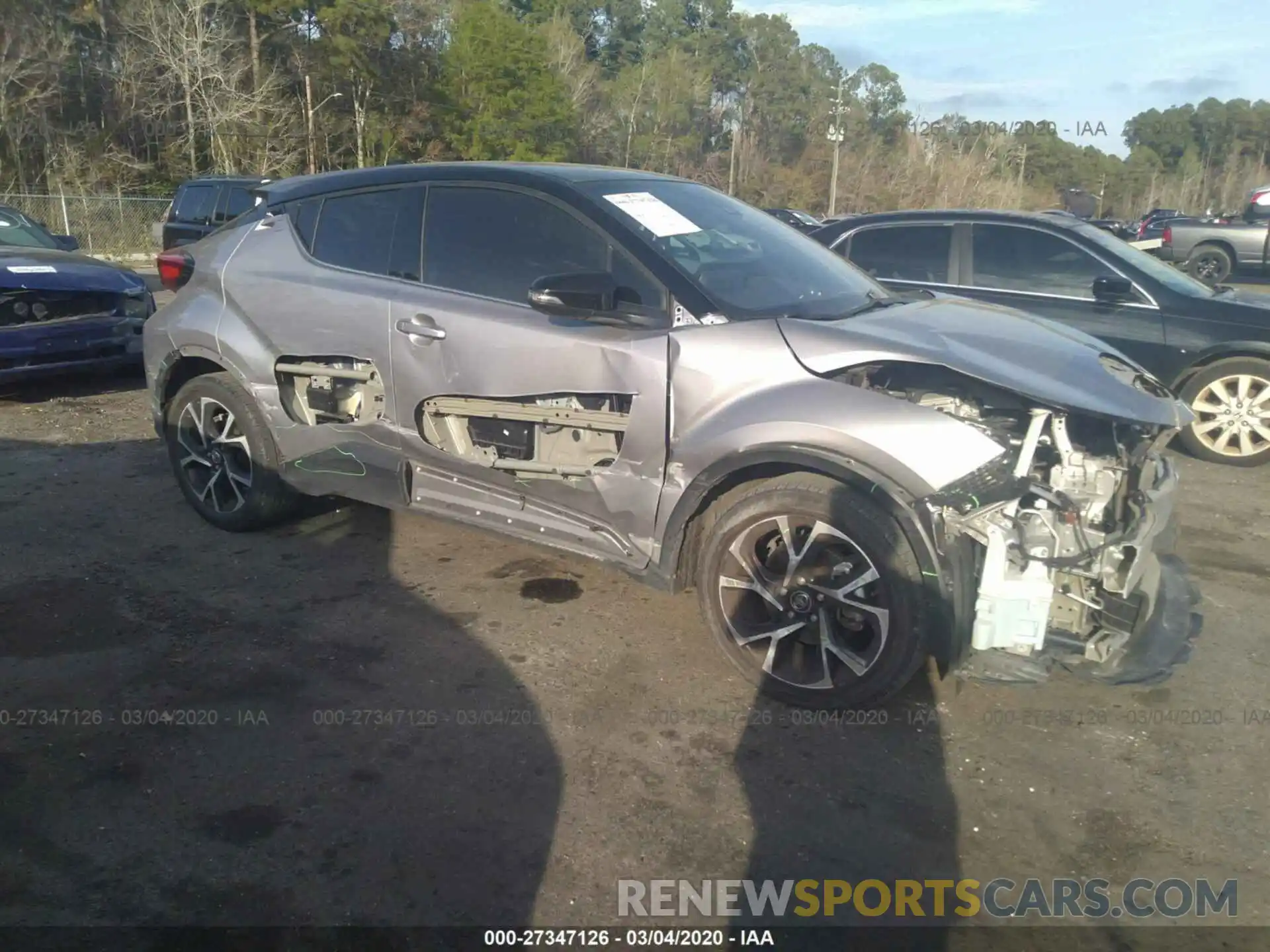 1 Photograph of a damaged car NMTKHMBX7KR072766 TOYOTA C-HR 2019