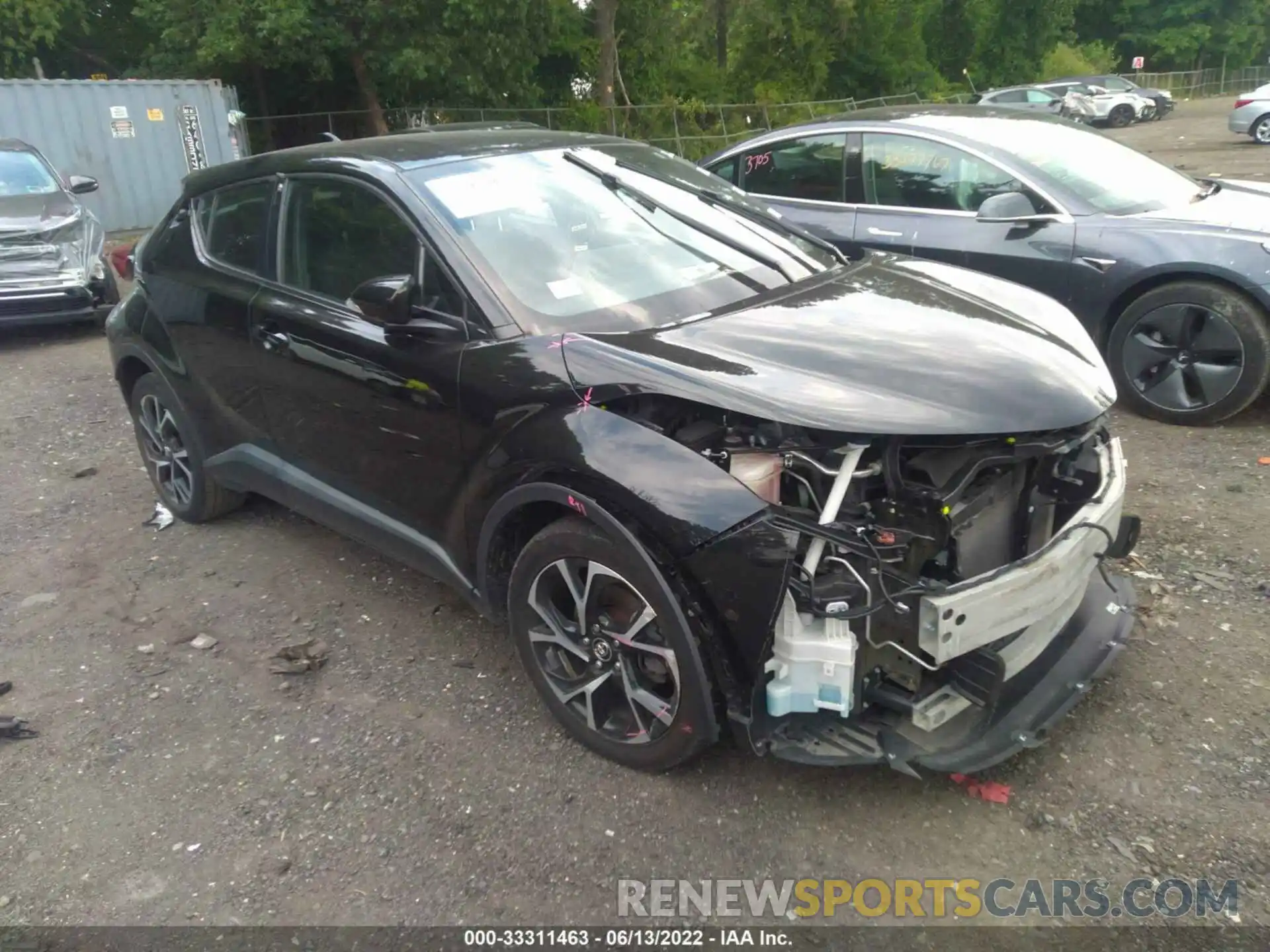 1 Photograph of a damaged car NMTKHMBX7KR073108 TOYOTA C-HR 2019