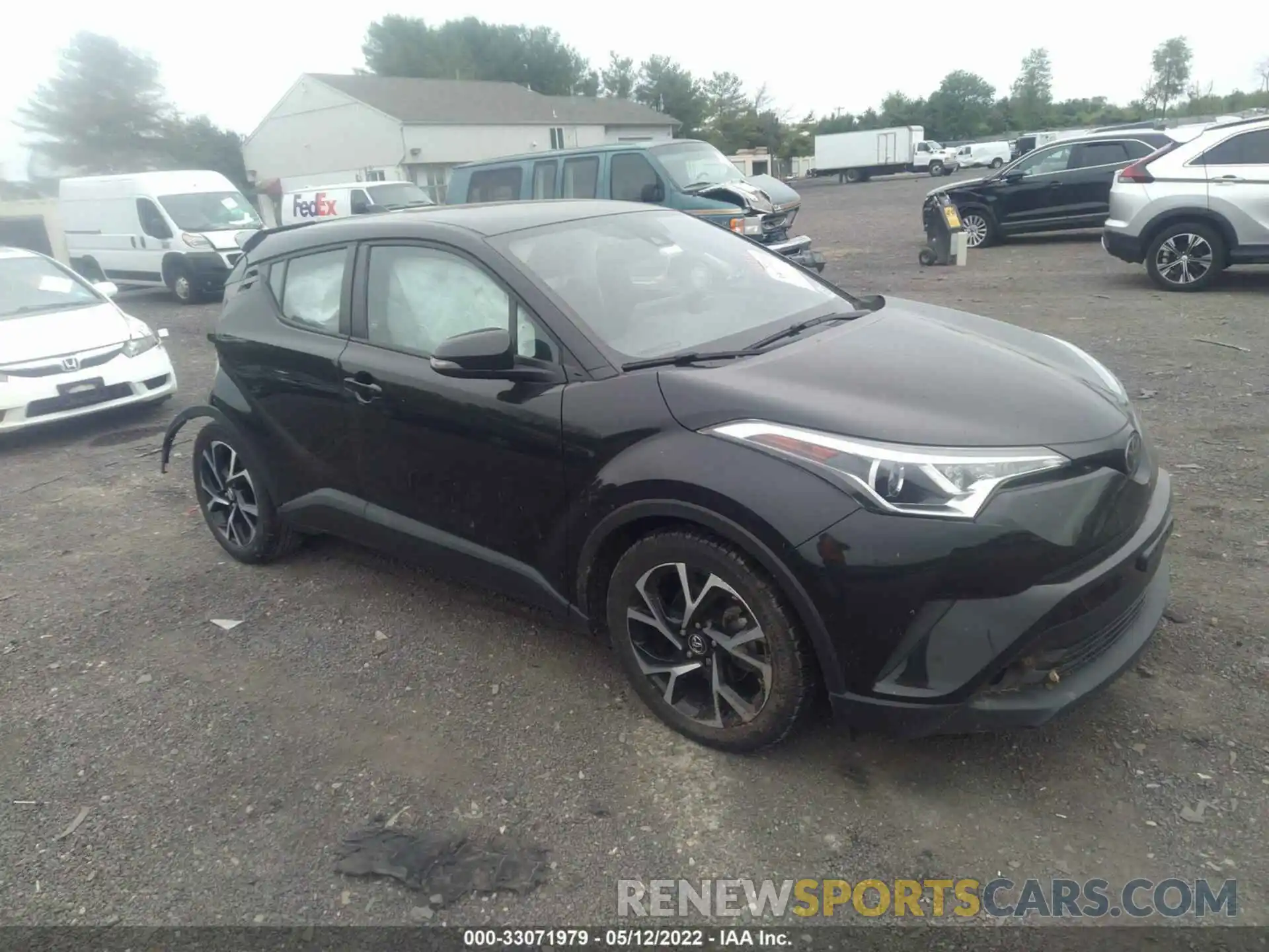 1 Photograph of a damaged car NMTKHMBX7KR073187 TOYOTA C-HR 2019