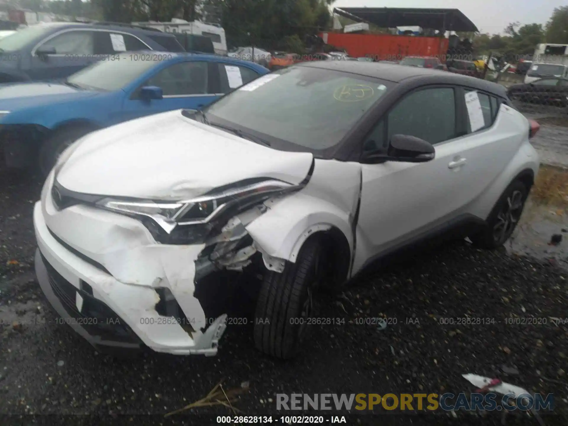 1 Photograph of a damaged car NMTKHMBX7KR073321 TOYOTA C-HR 2019