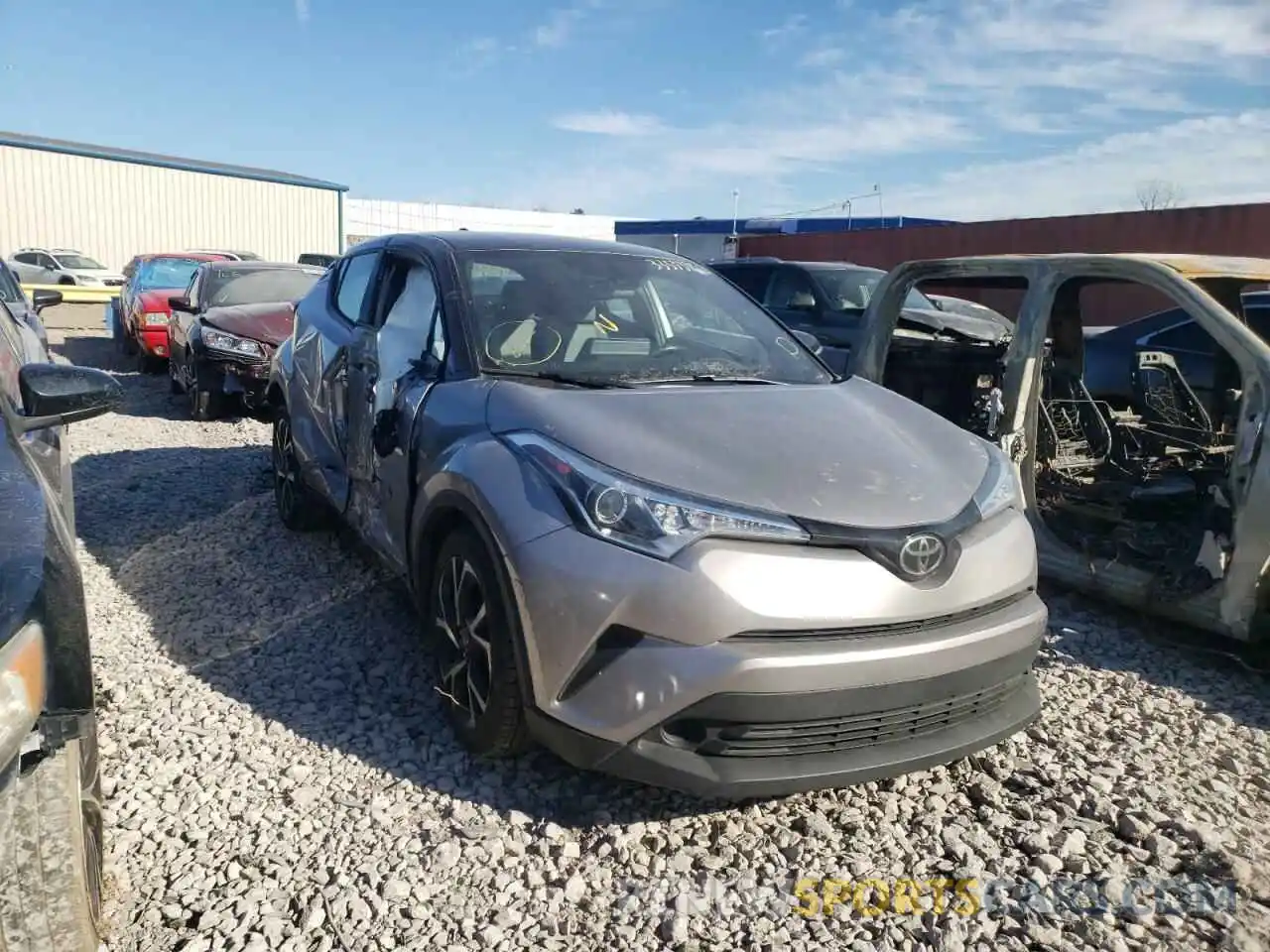 1 Photograph of a damaged car NMTKHMBX7KR074226 TOYOTA C-HR 2019