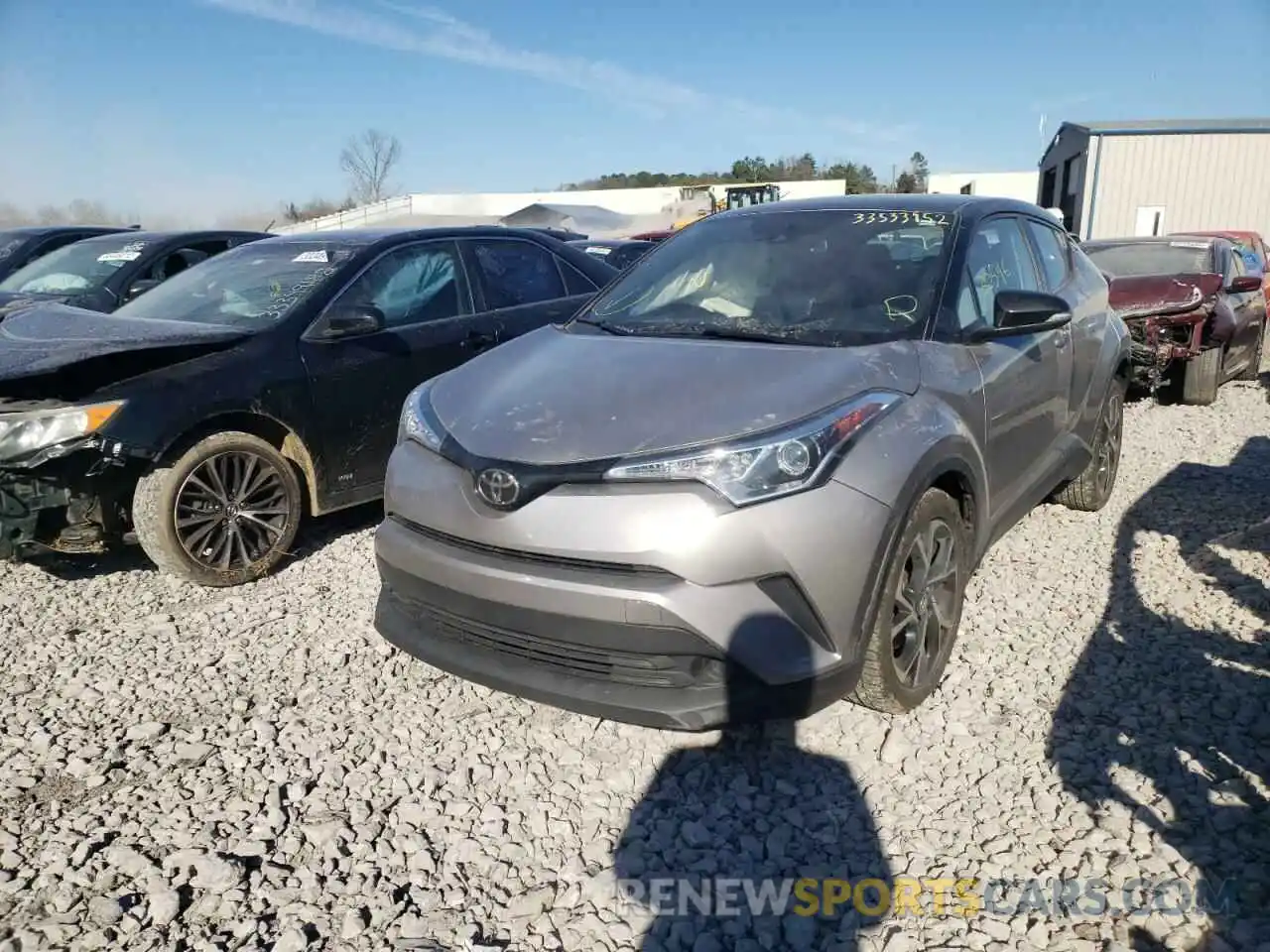 2 Photograph of a damaged car NMTKHMBX7KR074226 TOYOTA C-HR 2019