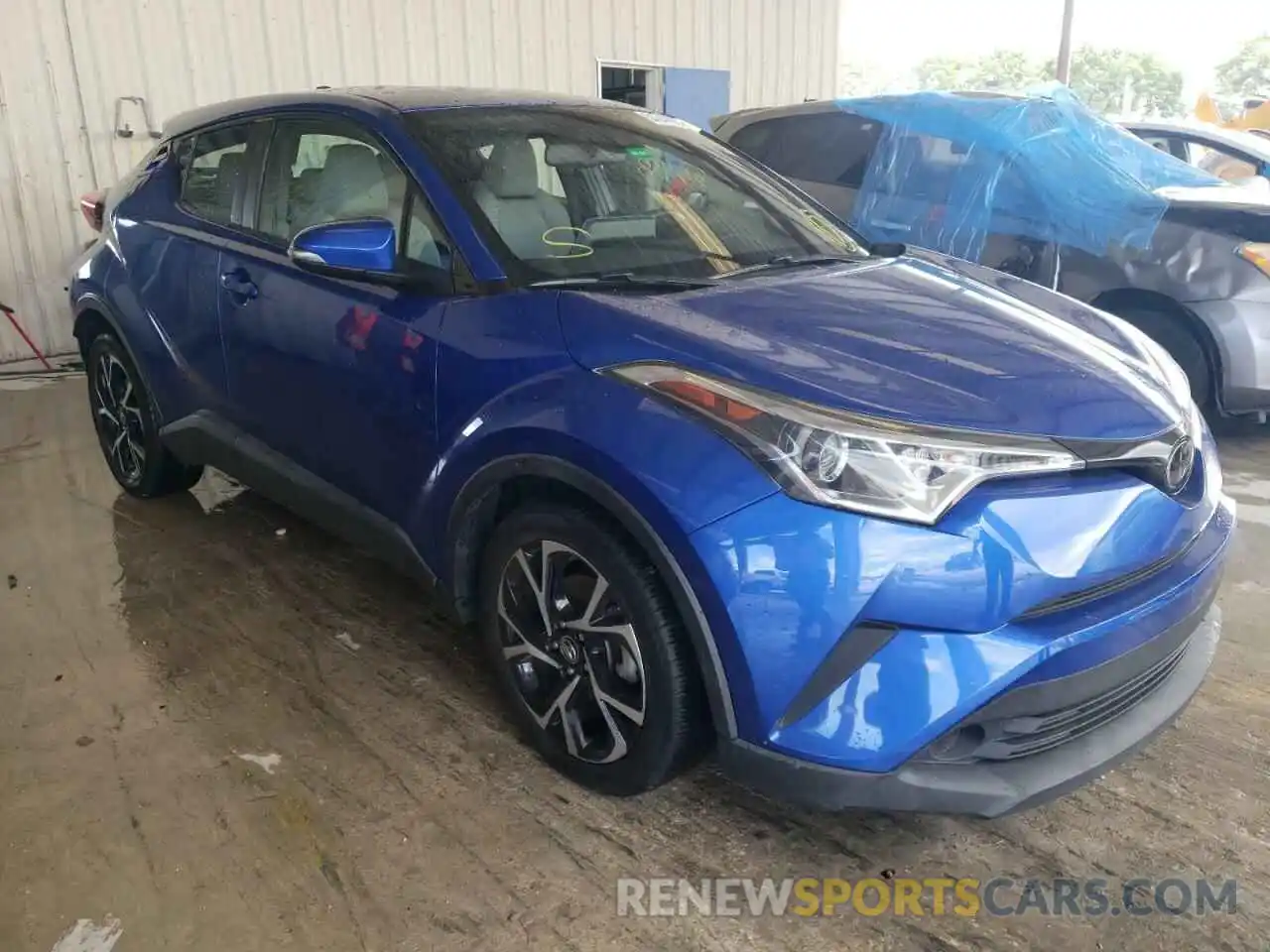 1 Photograph of a damaged car NMTKHMBX7KR074498 TOYOTA C-HR 2019