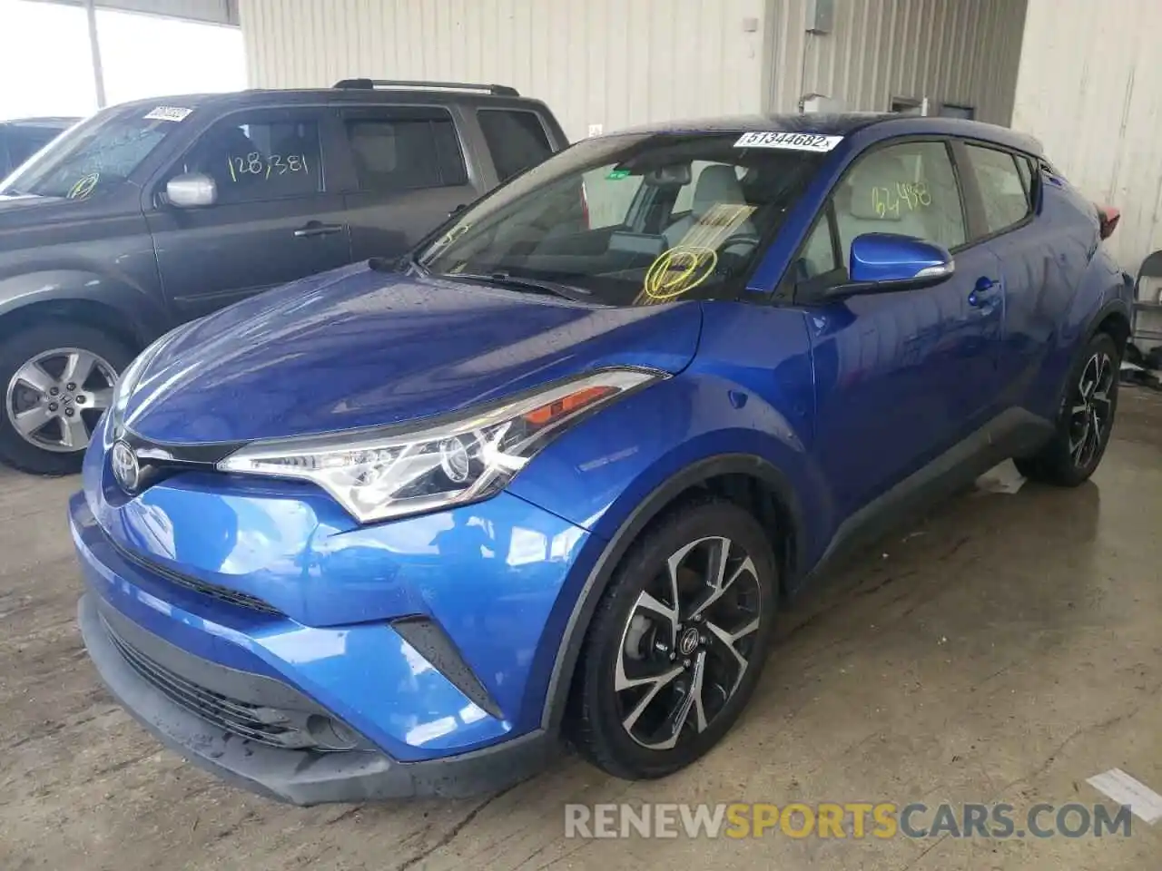 2 Photograph of a damaged car NMTKHMBX7KR074498 TOYOTA C-HR 2019