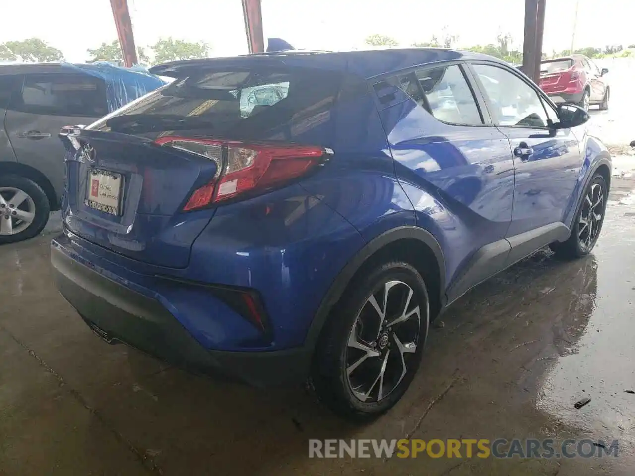 4 Photograph of a damaged car NMTKHMBX7KR074498 TOYOTA C-HR 2019