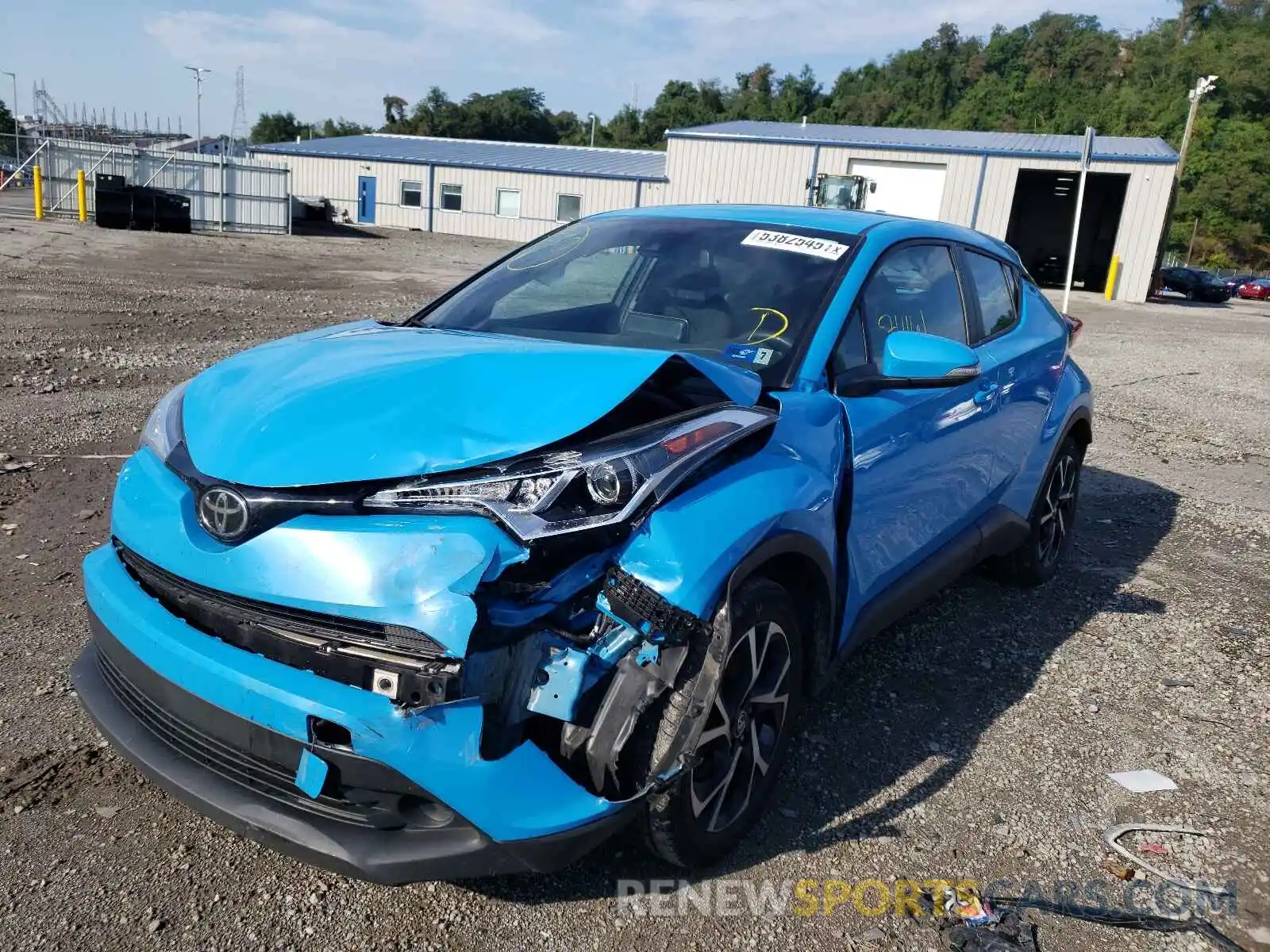 2 Photograph of a damaged car NMTKHMBX7KR075098 TOYOTA C-HR 2019