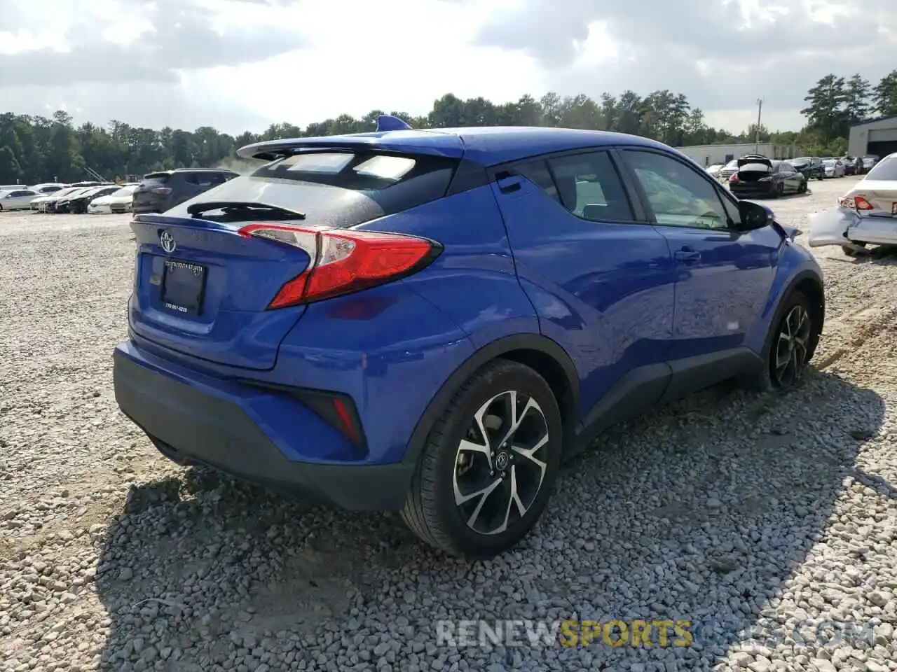 4 Photograph of a damaged car NMTKHMBX7KR075487 TOYOTA C-HR 2019