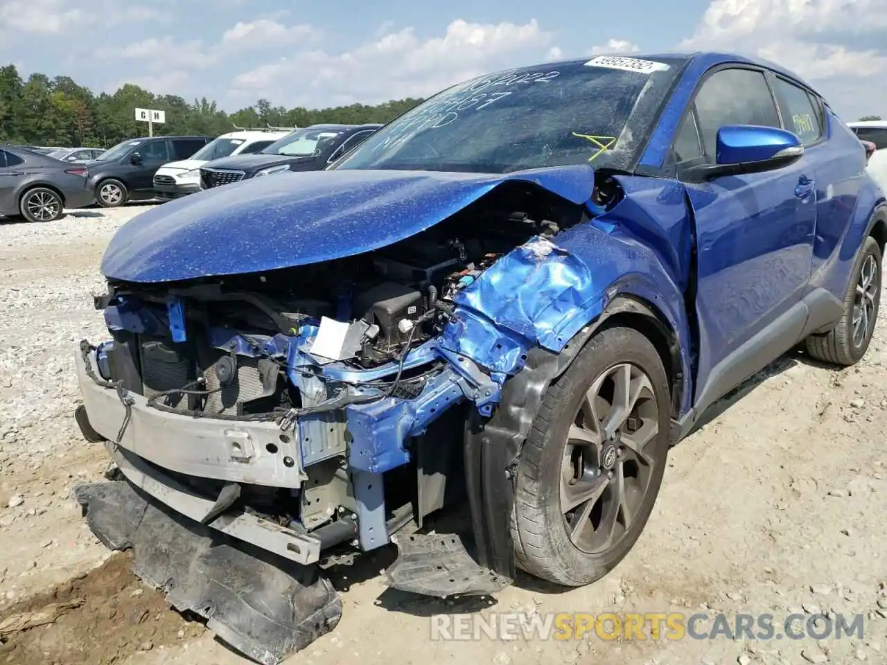 9 Photograph of a damaged car NMTKHMBX7KR075487 TOYOTA C-HR 2019