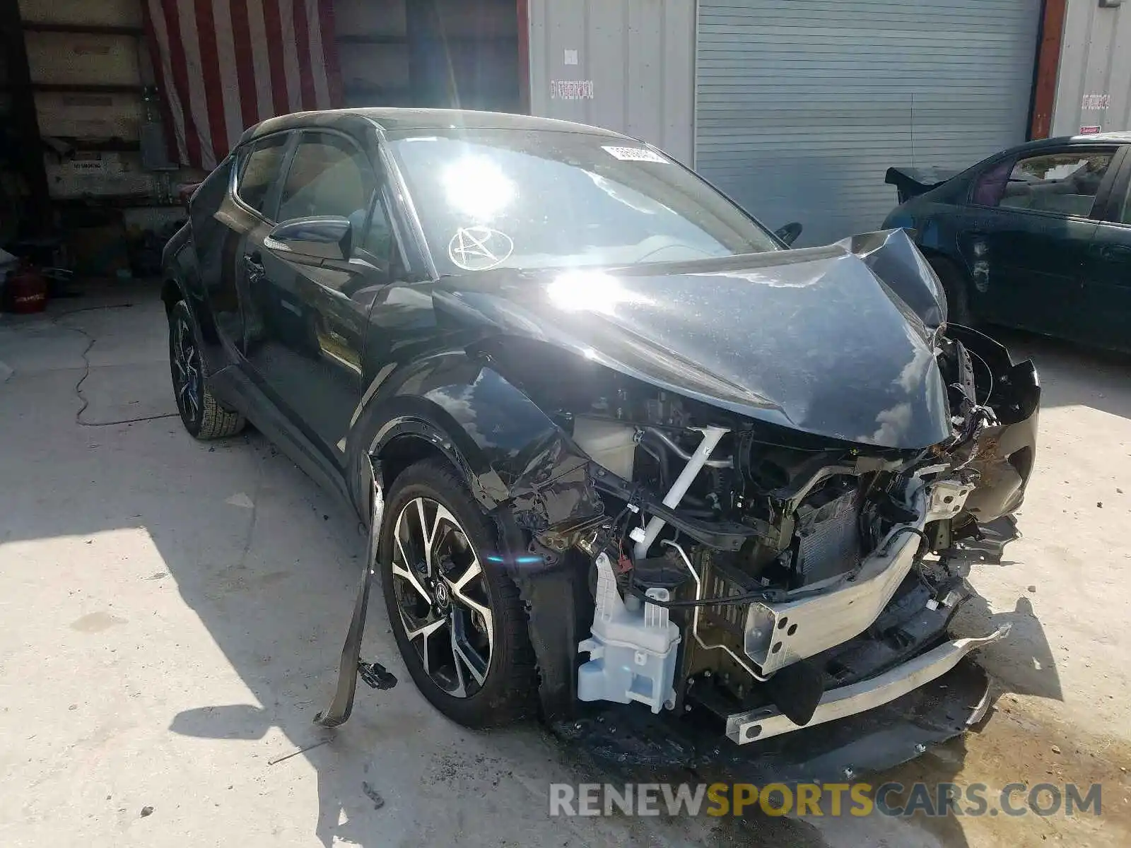 1 Photograph of a damaged car NMTKHMBX7KR076042 TOYOTA C-HR 2019