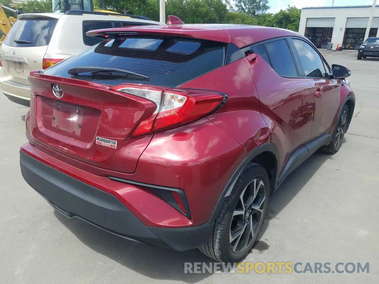 4 Photograph of a damaged car NMTKHMBX7KR076185 TOYOTA C-HR 2019