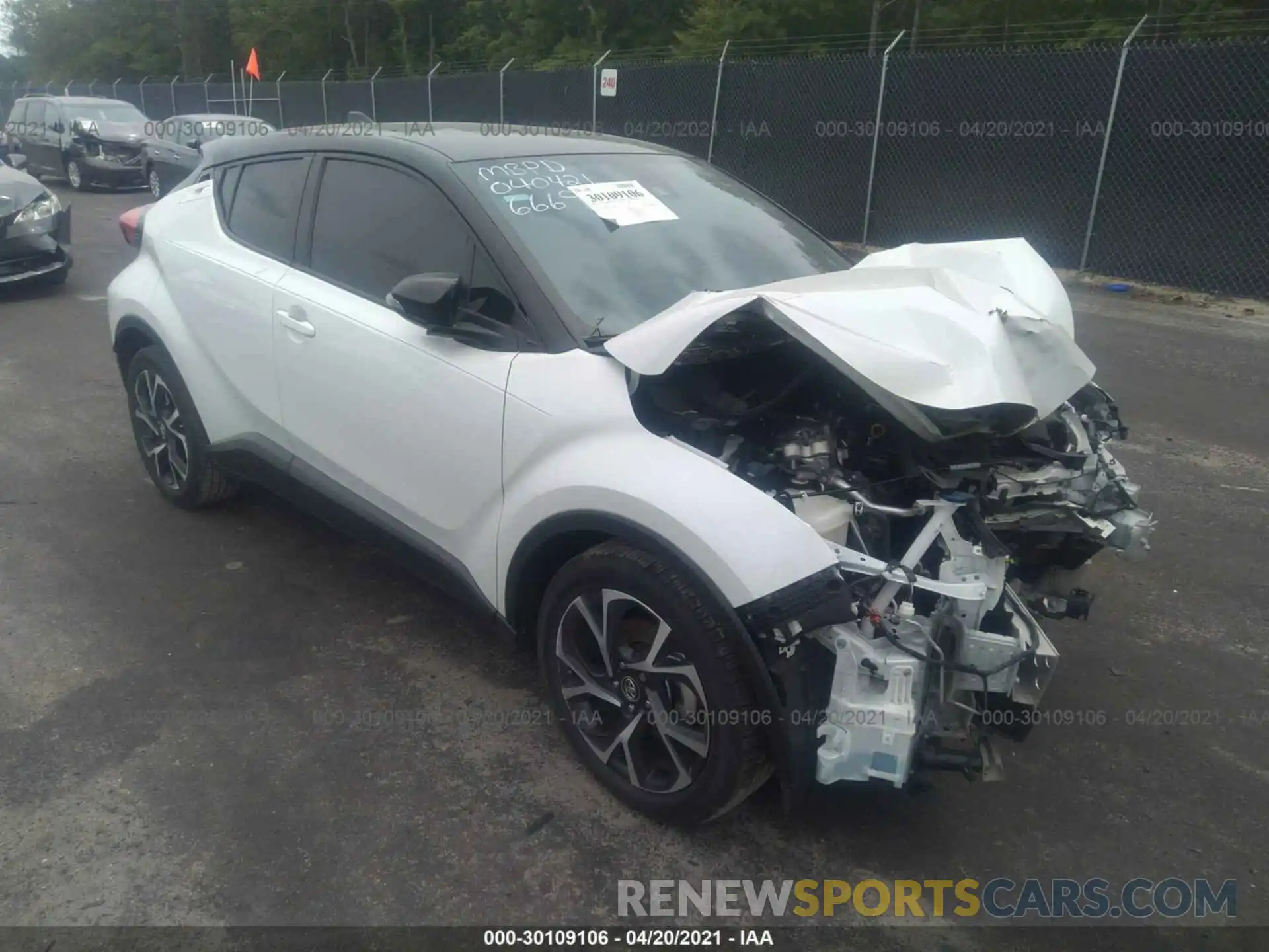 1 Photograph of a damaged car NMTKHMBX7KR076669 TOYOTA C-HR 2019