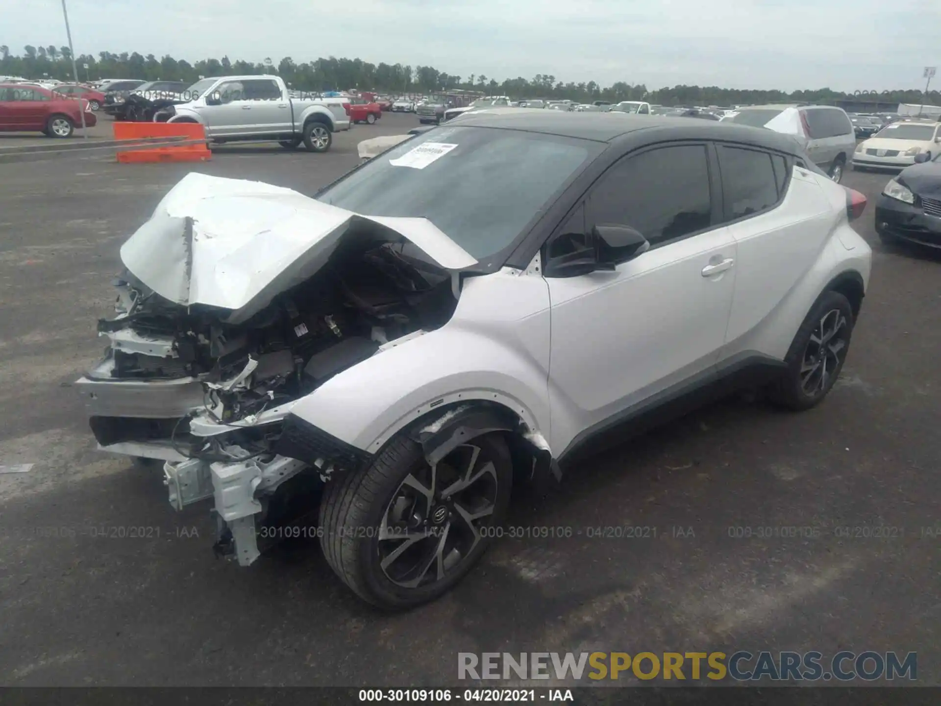 2 Фотография поврежденного автомобиля NMTKHMBX7KR076669 TOYOTA C-HR 2019