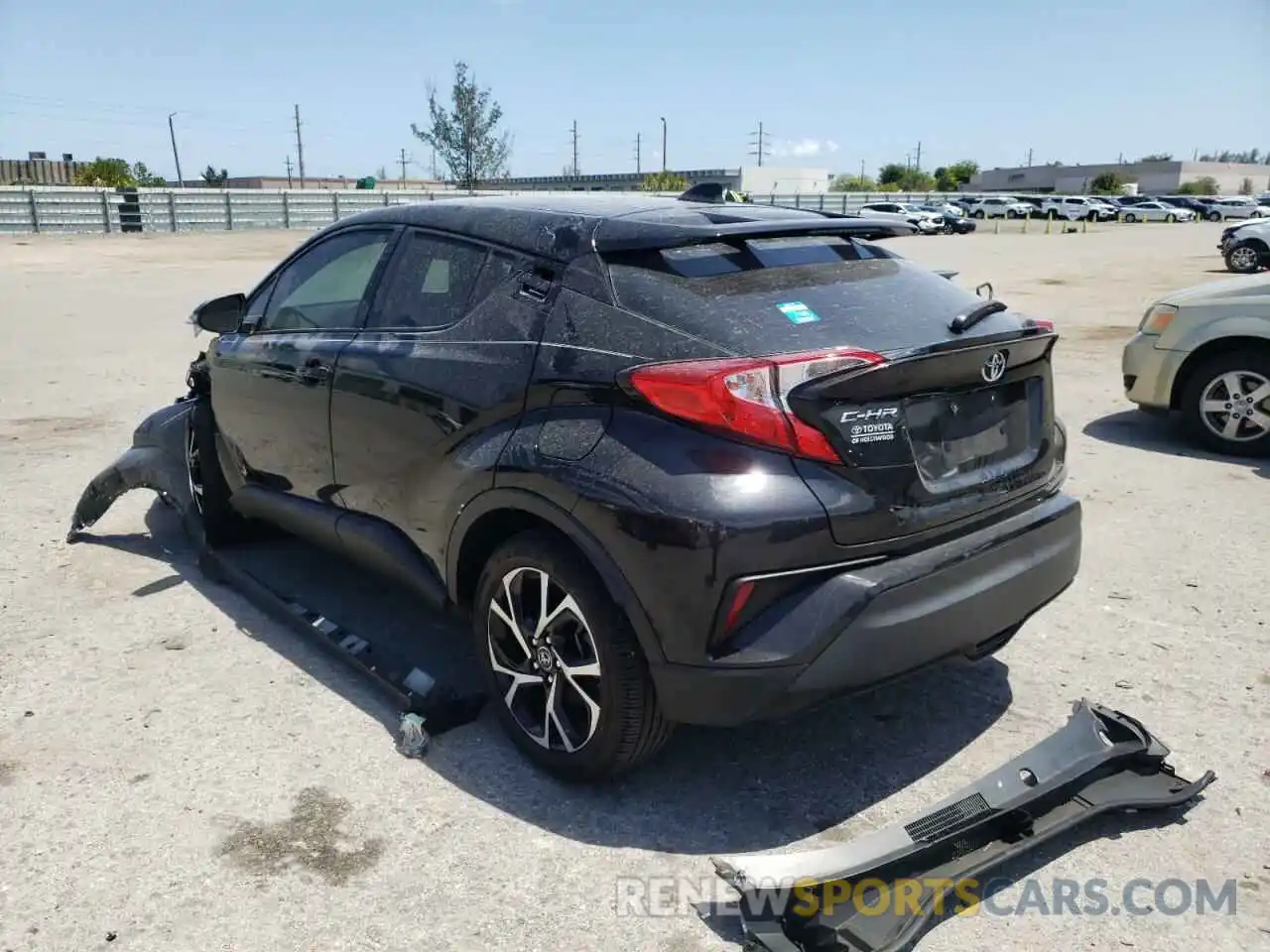 3 Фотография поврежденного автомобиля NMTKHMBX7KR077031 TOYOTA C-HR 2019