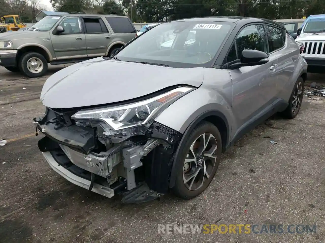 2 Photograph of a damaged car NMTKHMBX7KR077319 TOYOTA C-HR 2019