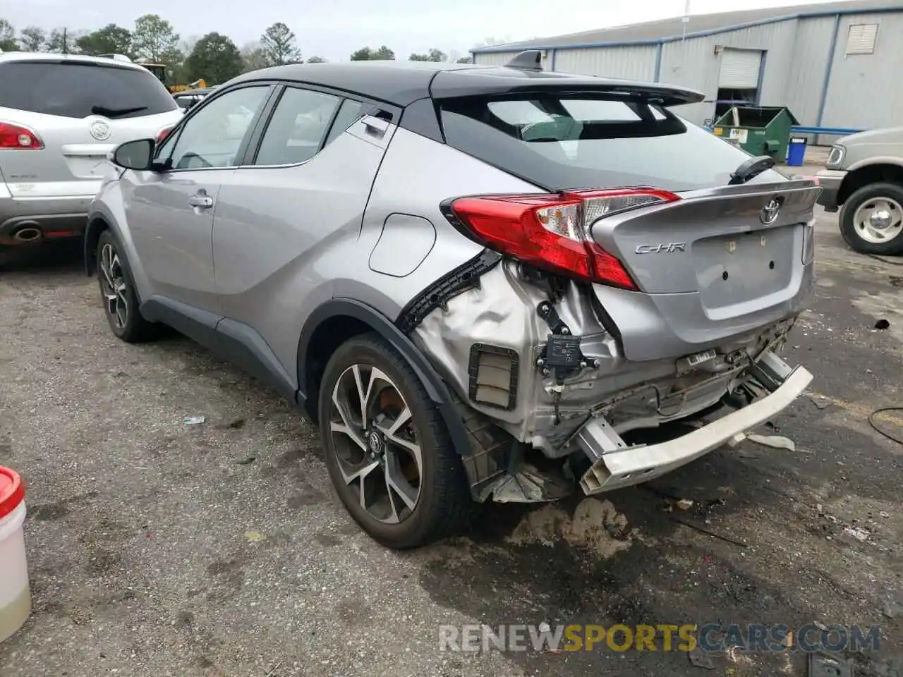 3 Photograph of a damaged car NMTKHMBX7KR077319 TOYOTA C-HR 2019