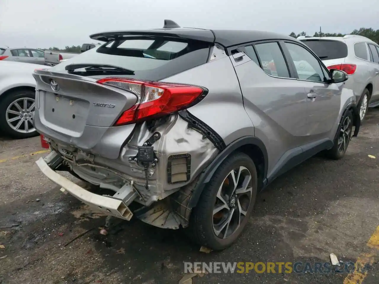 4 Фотография поврежденного автомобиля NMTKHMBX7KR077319 TOYOTA C-HR 2019