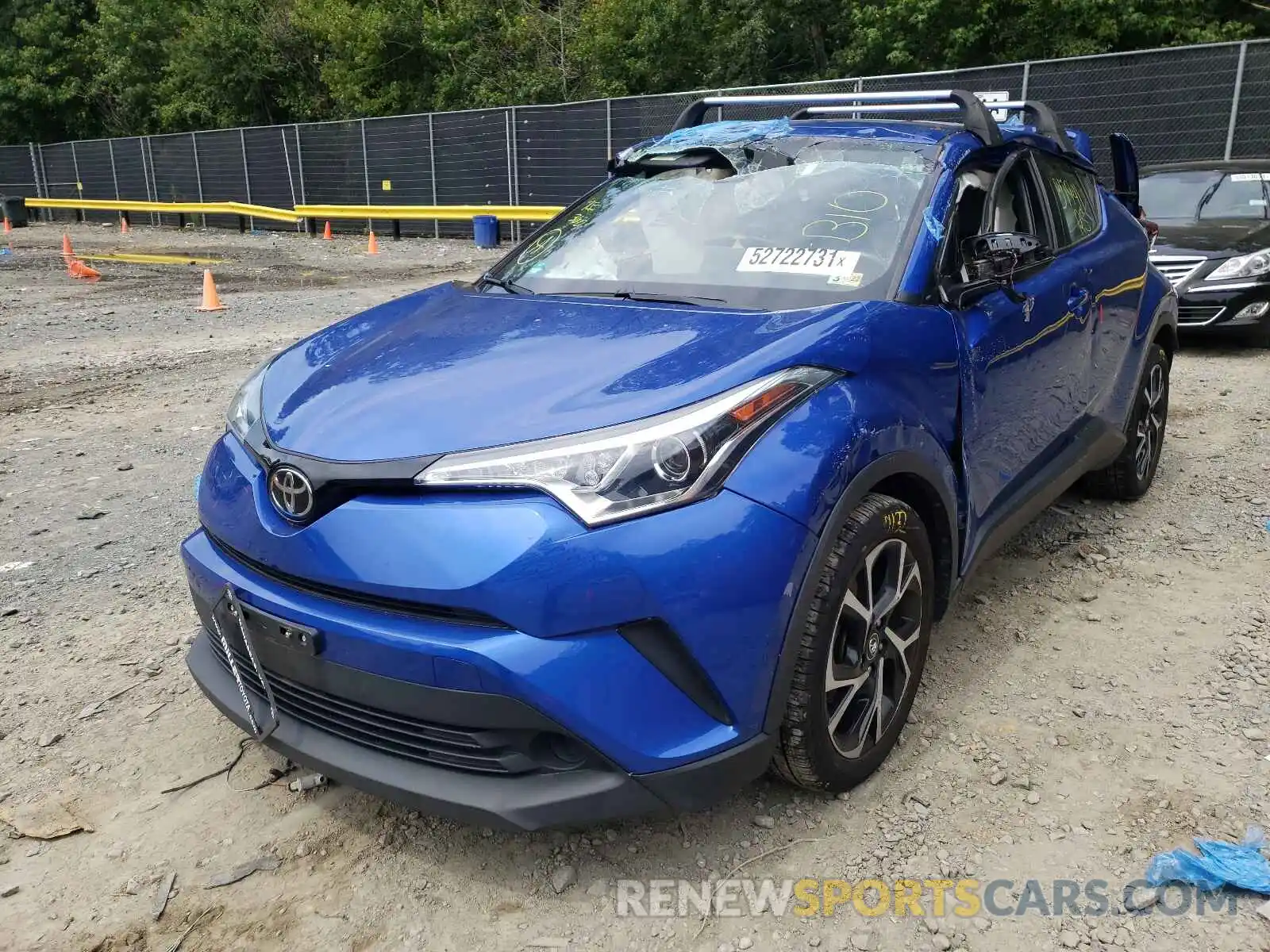 2 Photograph of a damaged car NMTKHMBX7KR077496 TOYOTA C-HR 2019