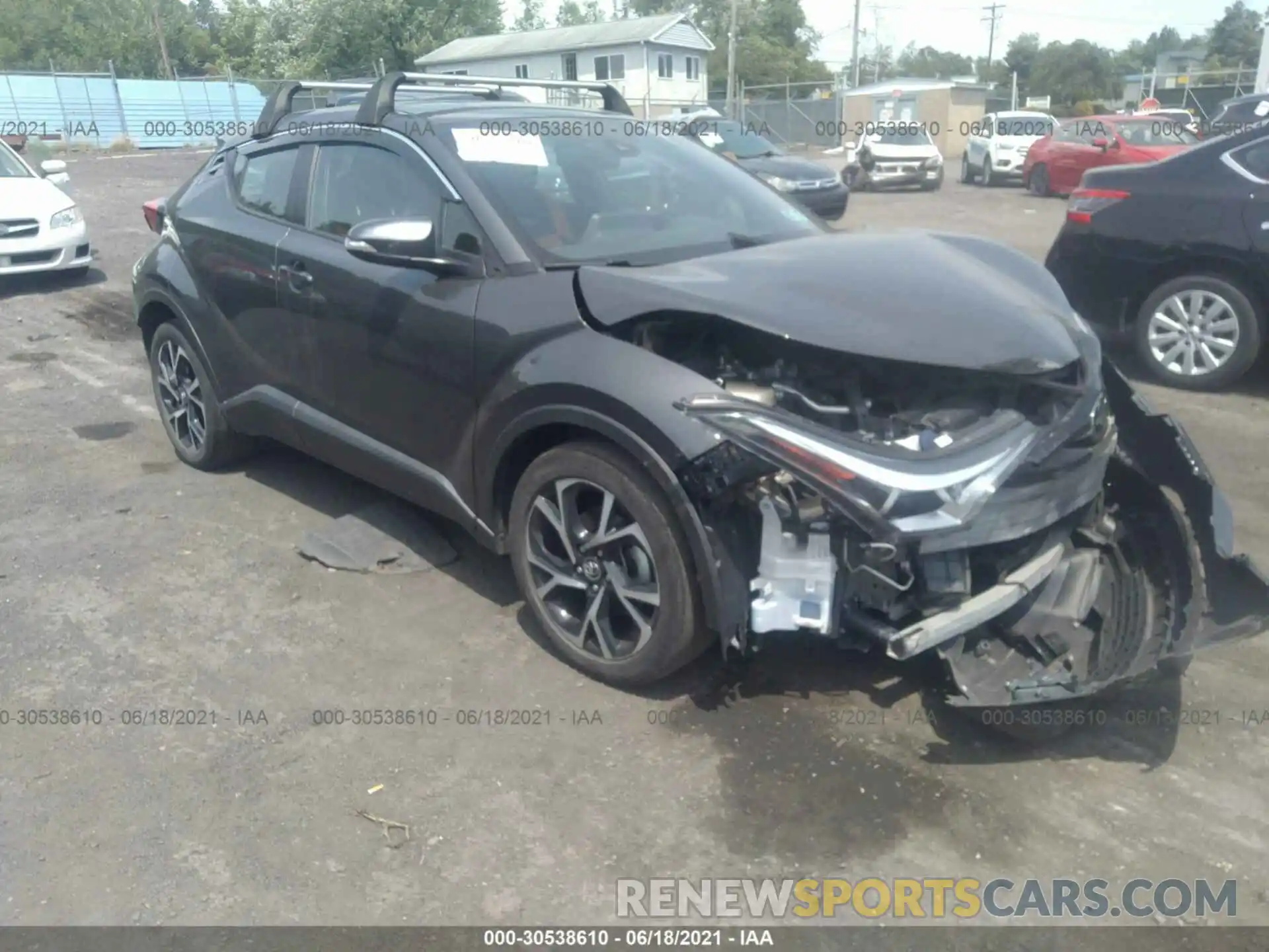 1 Photograph of a damaged car NMTKHMBX7KR077787 TOYOTA C-HR 2019