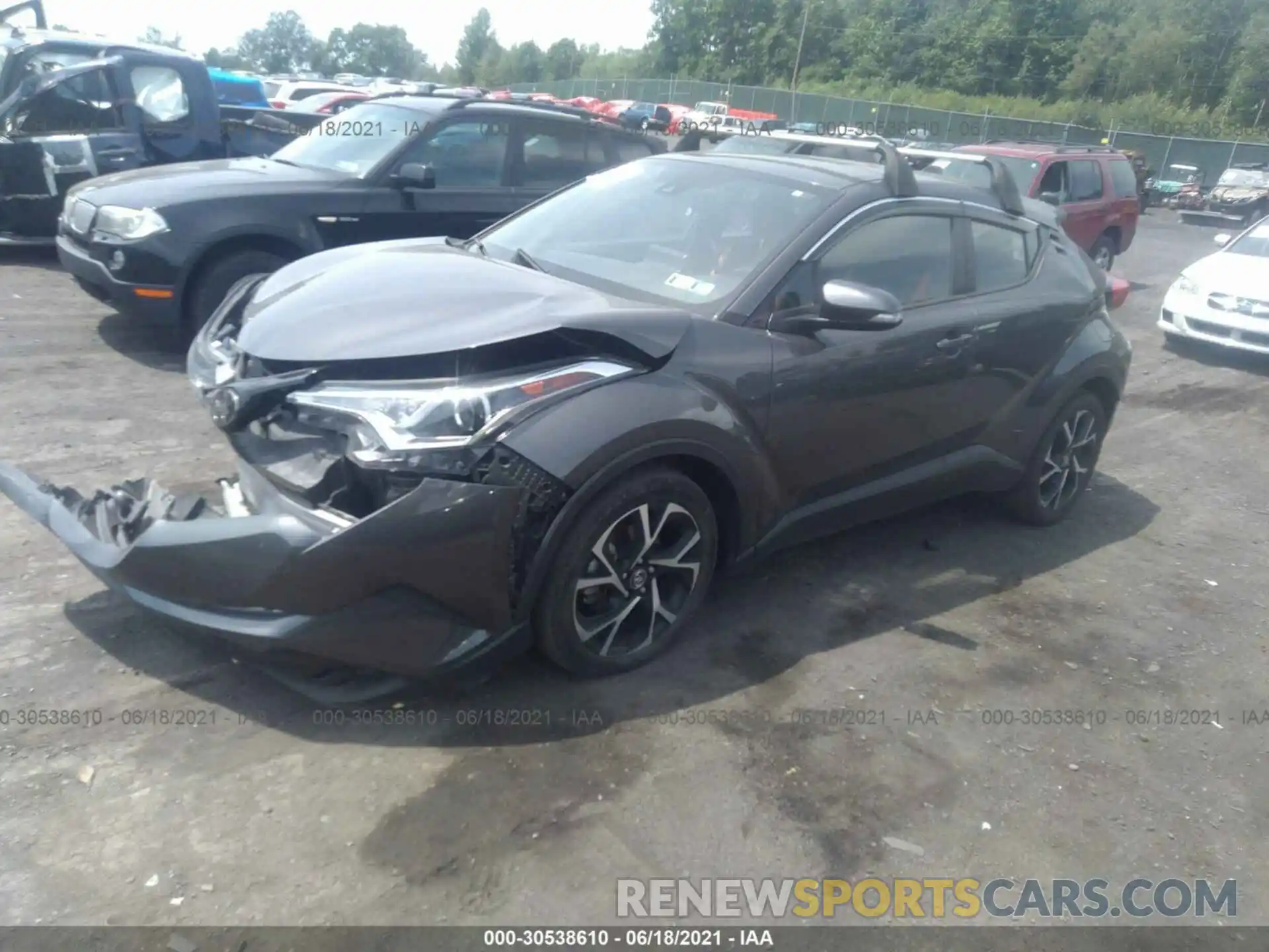 2 Photograph of a damaged car NMTKHMBX7KR077787 TOYOTA C-HR 2019