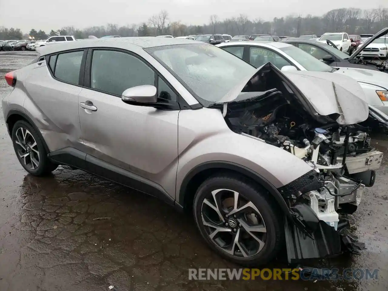 1 Photograph of a damaged car NMTKHMBX7KR078017 TOYOTA C-HR 2019