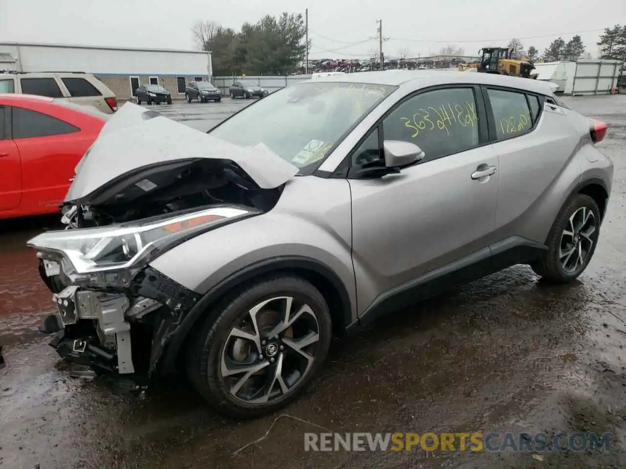 2 Photograph of a damaged car NMTKHMBX7KR078017 TOYOTA C-HR 2019