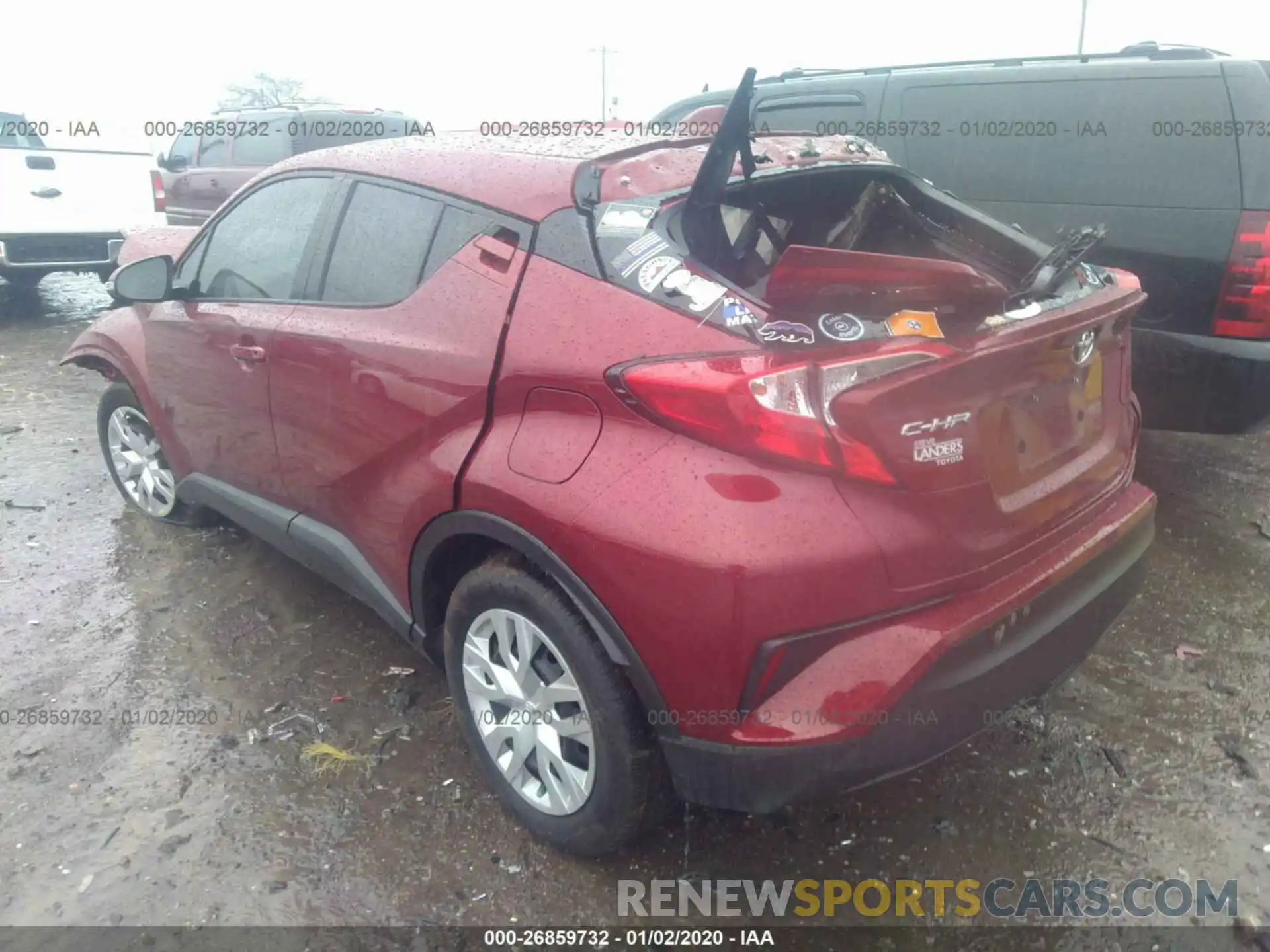 3 Photograph of a damaged car NMTKHMBX7KR078955 TOYOTA C-HR 2019