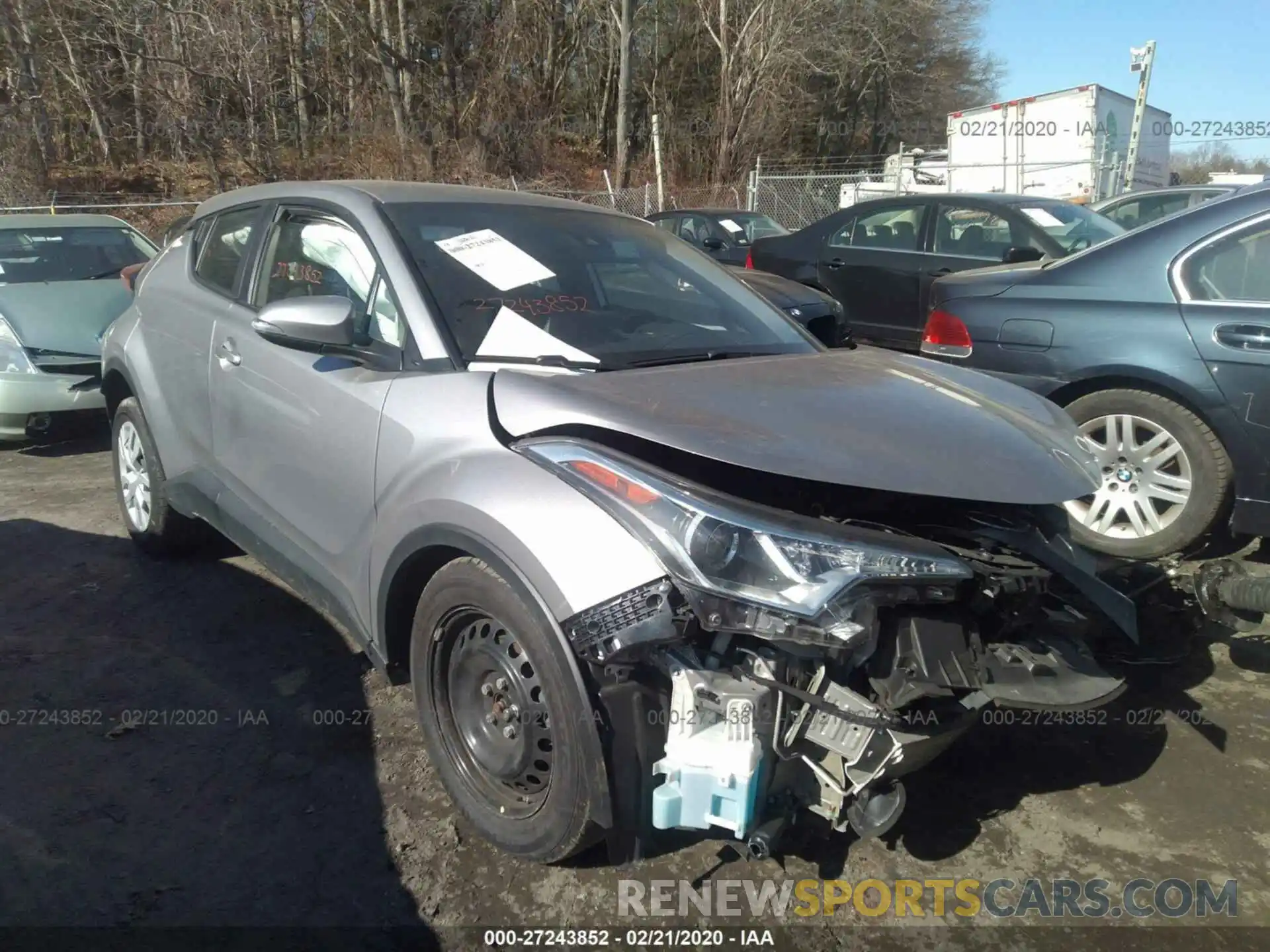 1 Photograph of a damaged car NMTKHMBX7KR080088 TOYOTA C-HR 2019