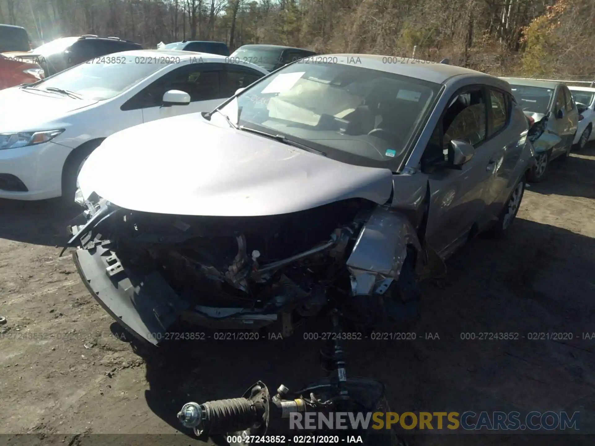 2 Photograph of a damaged car NMTKHMBX7KR080088 TOYOTA C-HR 2019