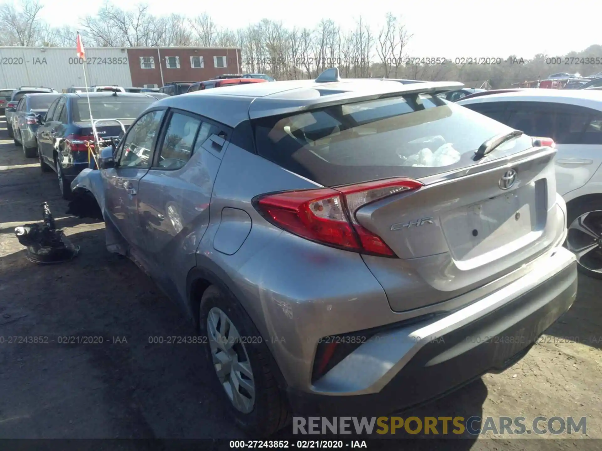 3 Photograph of a damaged car NMTKHMBX7KR080088 TOYOTA C-HR 2019