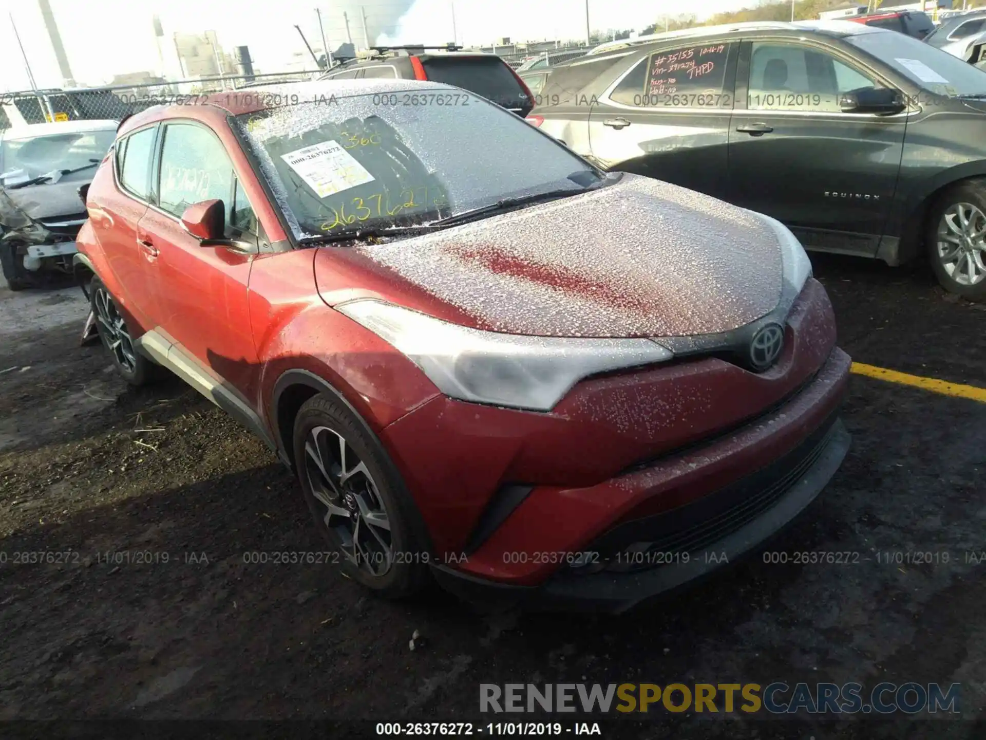 1 Photograph of a damaged car NMTKHMBX7KR080463 TOYOTA C-HR 2019