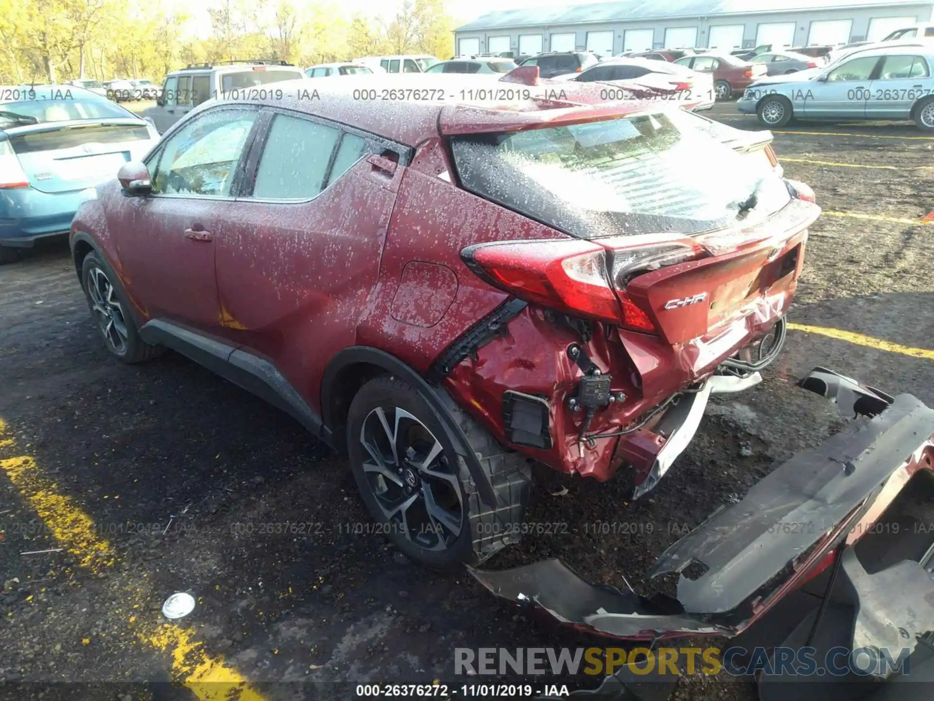 3 Photograph of a damaged car NMTKHMBX7KR080463 TOYOTA C-HR 2019