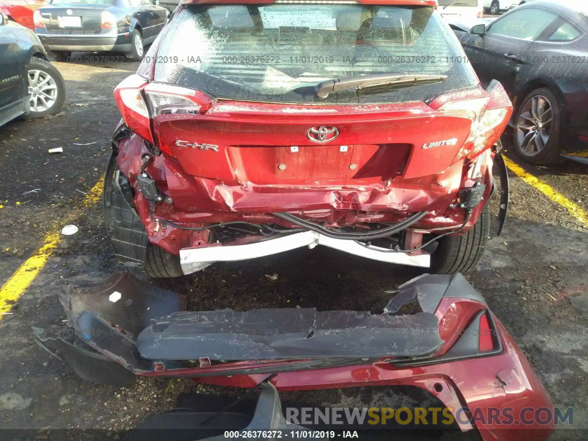 6 Photograph of a damaged car NMTKHMBX7KR080463 TOYOTA C-HR 2019