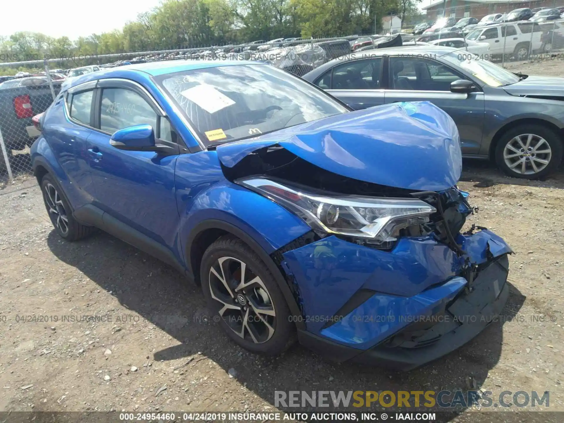 1 Photograph of a damaged car NMTKHMBX7KR081175 TOYOTA C-HR 2019