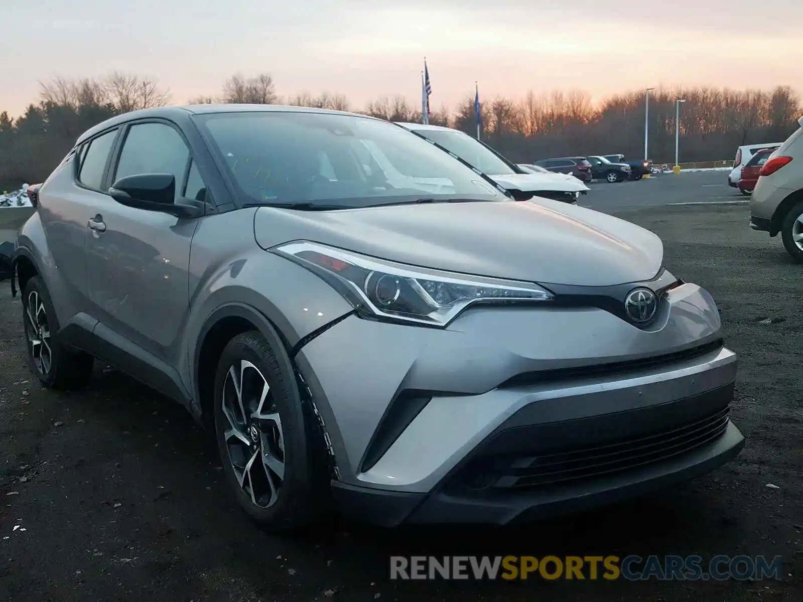 1 Photograph of a damaged car NMTKHMBX7KR081242 TOYOTA C-HR 2019