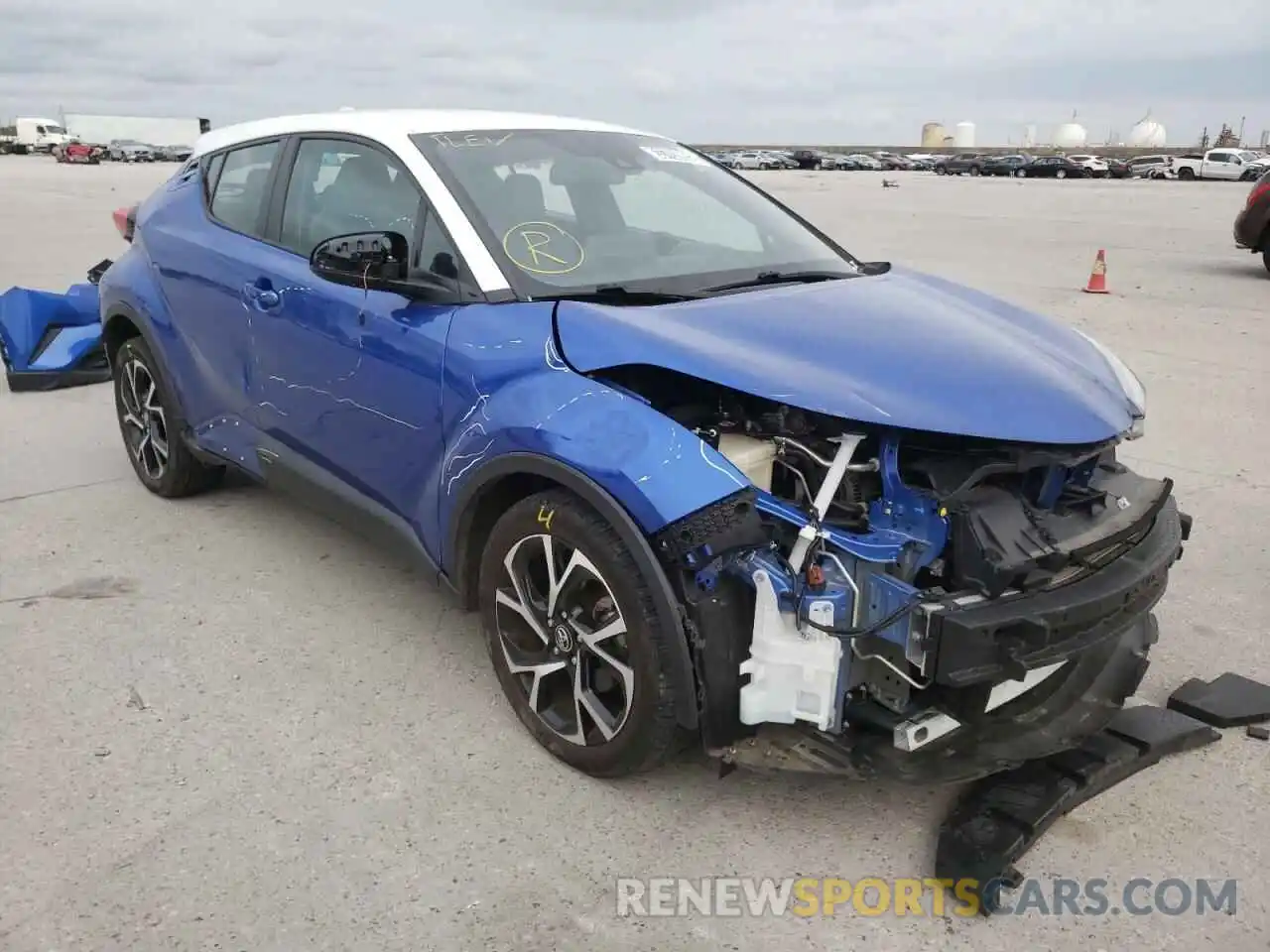 1 Photograph of a damaged car NMTKHMBX7KR082312 TOYOTA C-HR 2019